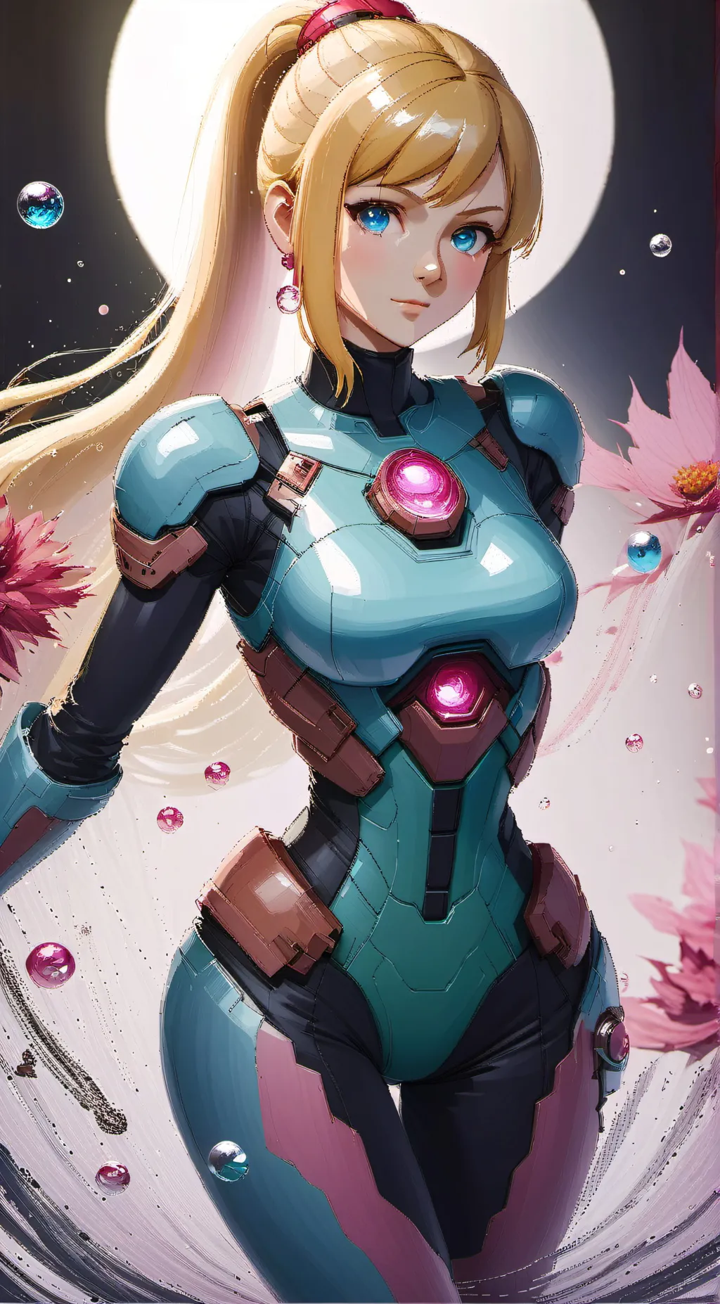 ai character: Samus  background