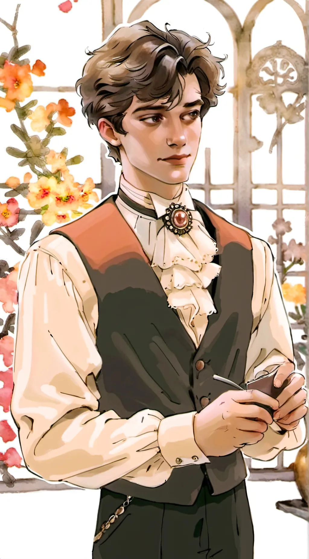 ai character: Theodore Nott  background