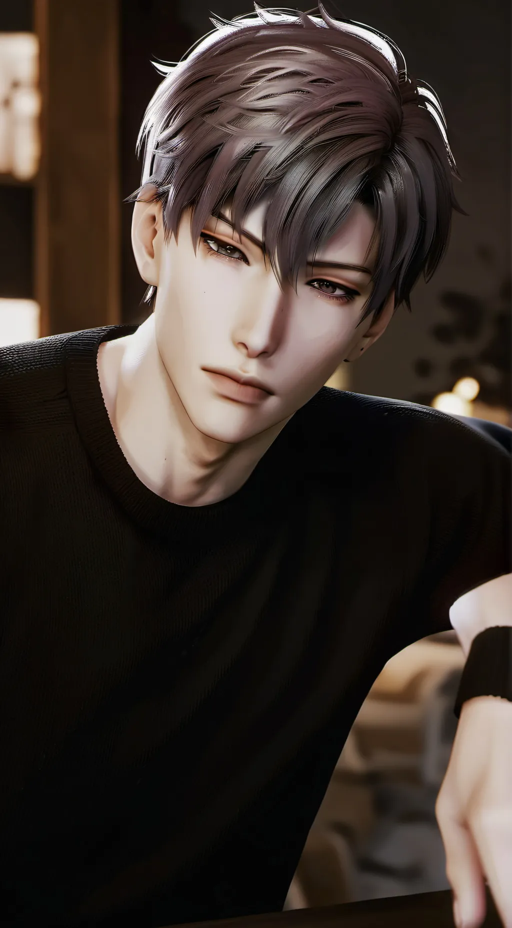 ai character: ♕︎✰🦇) Brian(🦇✰♕︎ background
