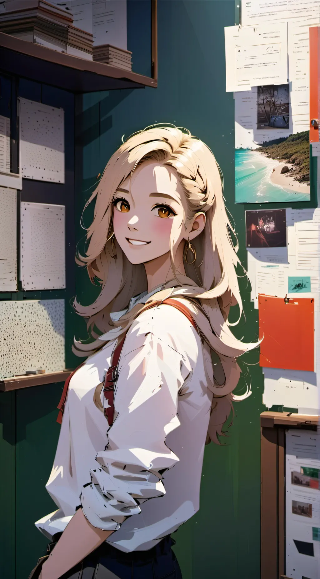 ai character: Ashley background