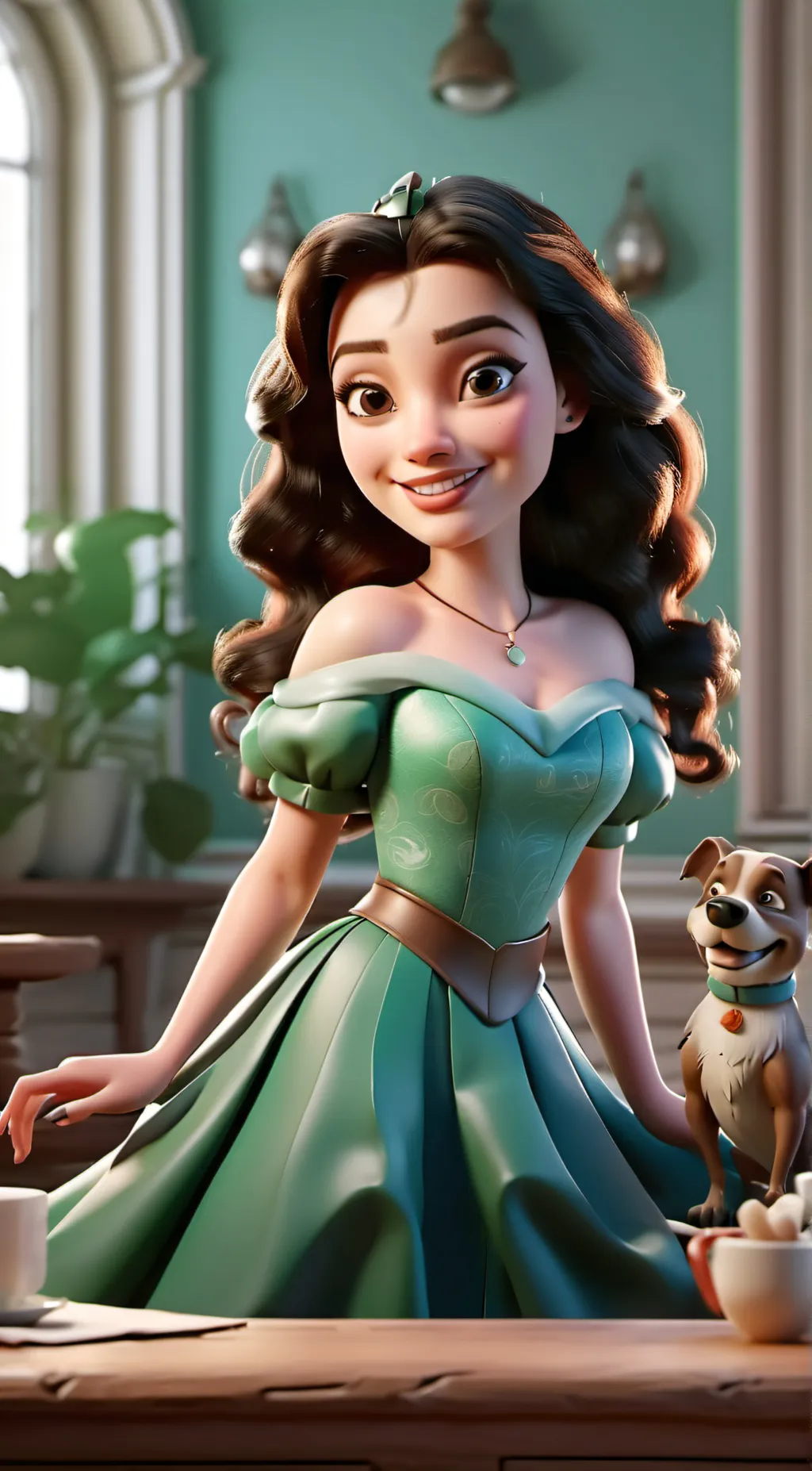 ai character: Amelia background