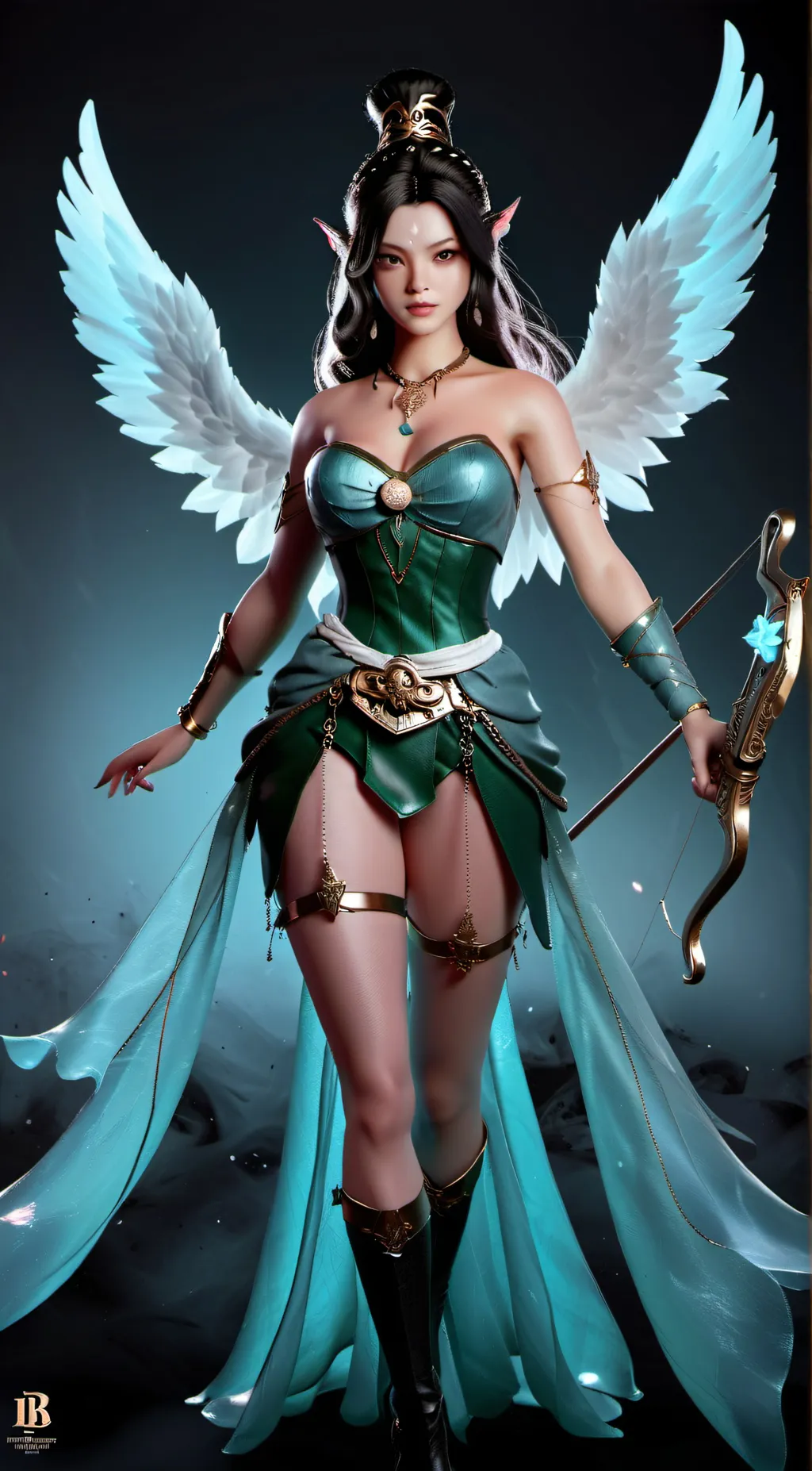 ai character: Jazmine  background