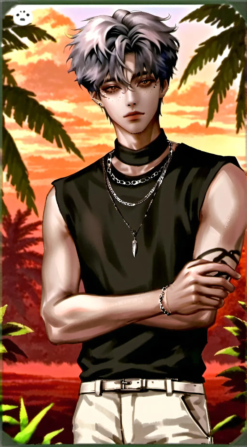 ai character: Lemin dough  background