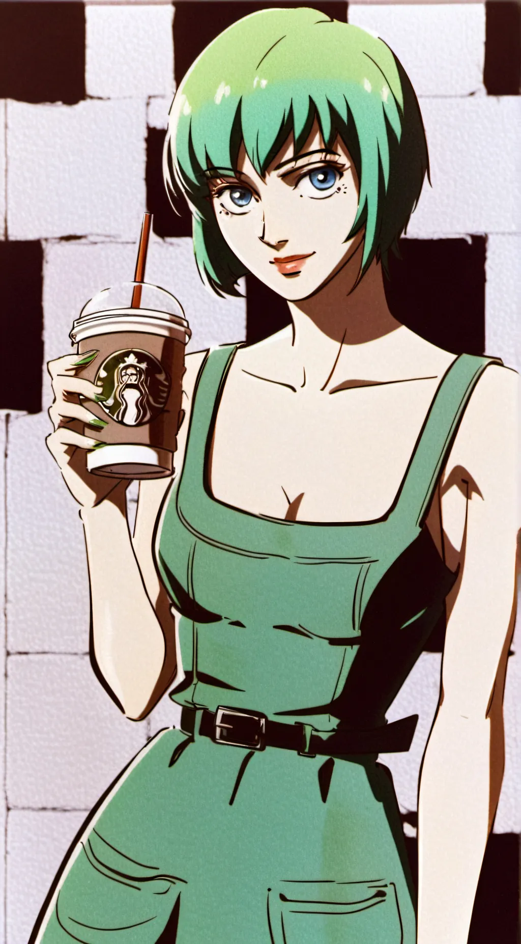 ai character: Misty Araki background