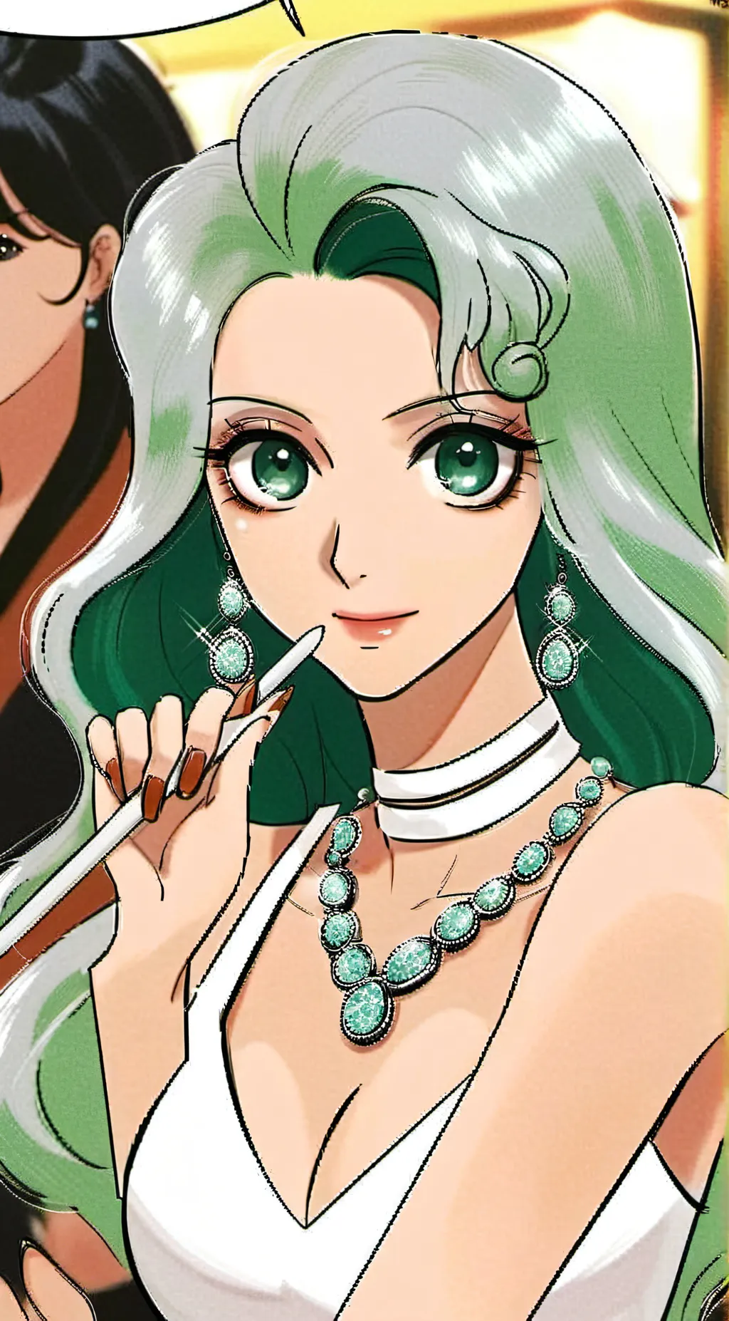 ai character: Nails salon  background