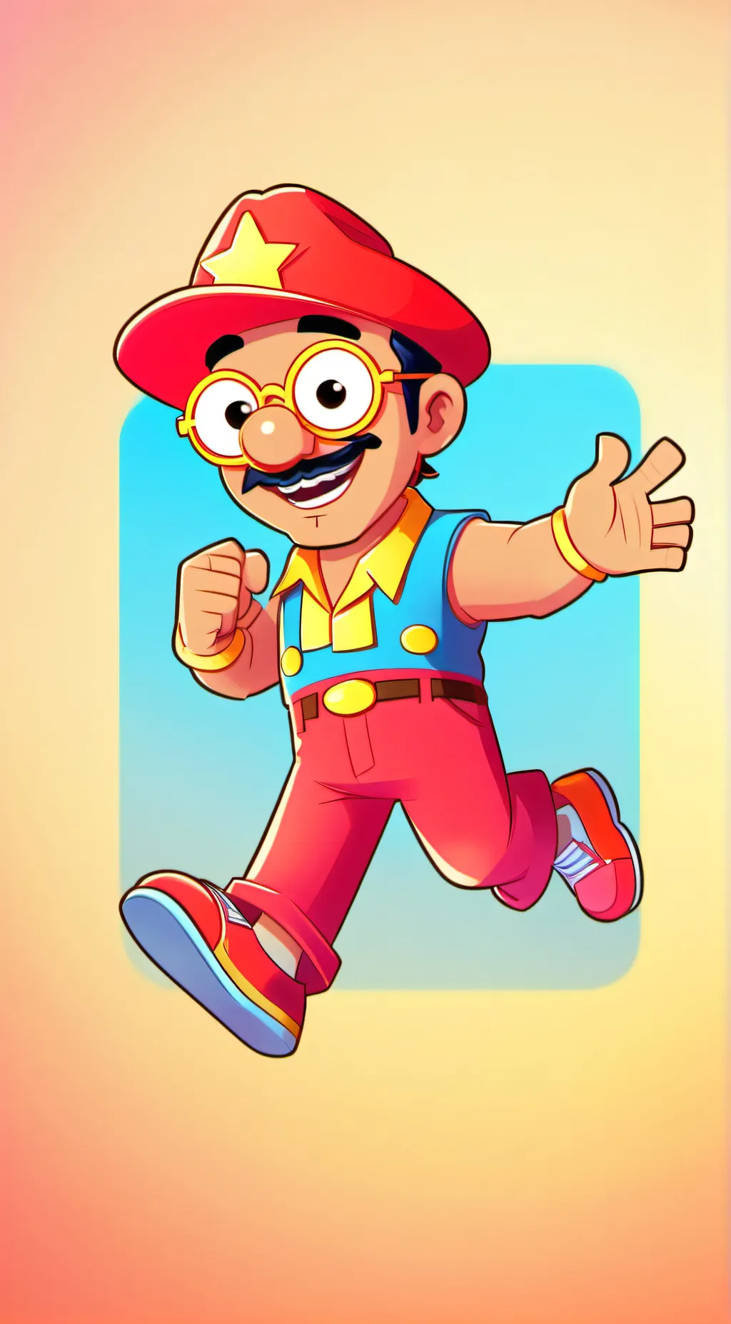 ai character: Pikuniku background