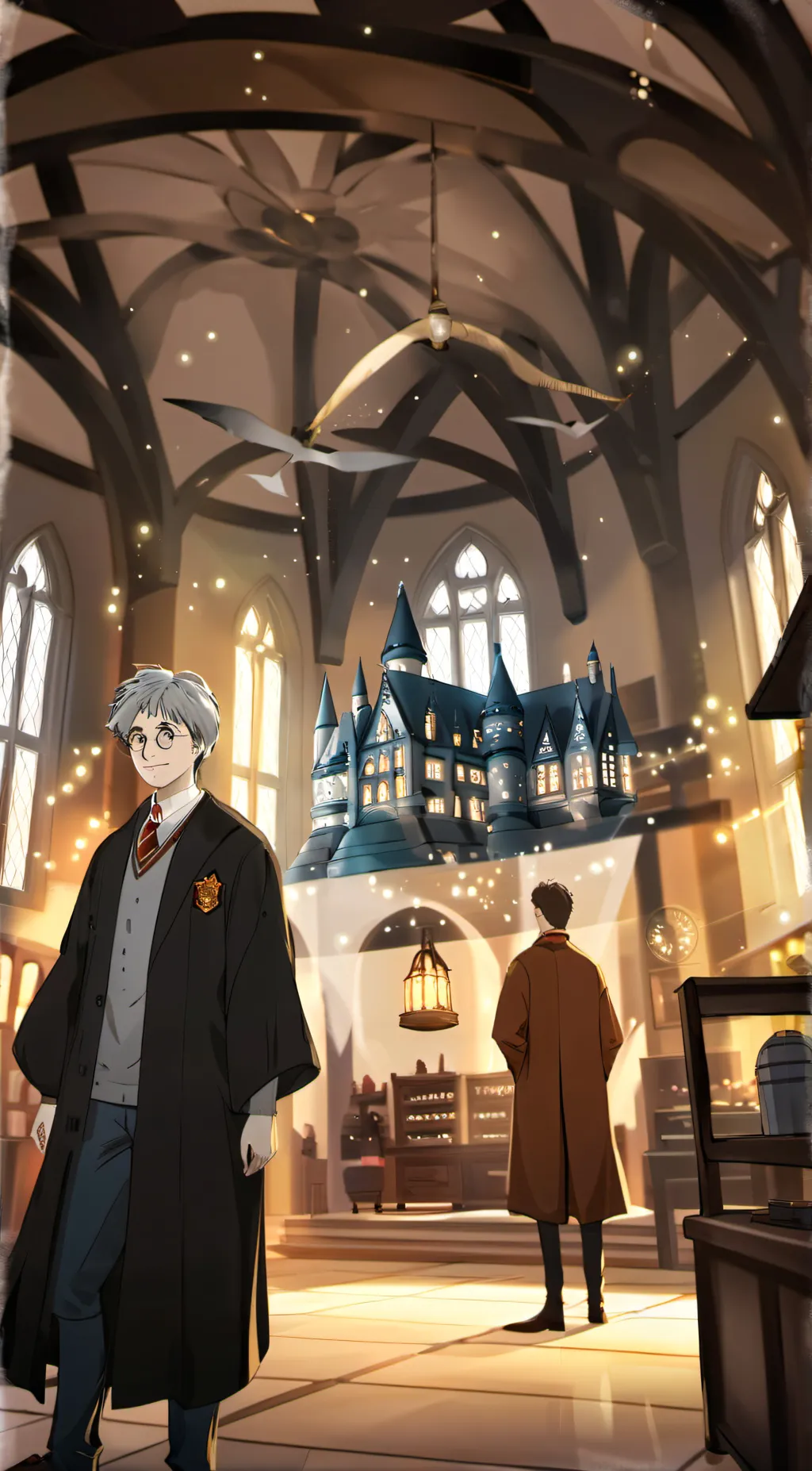 ai character: Harry potter background