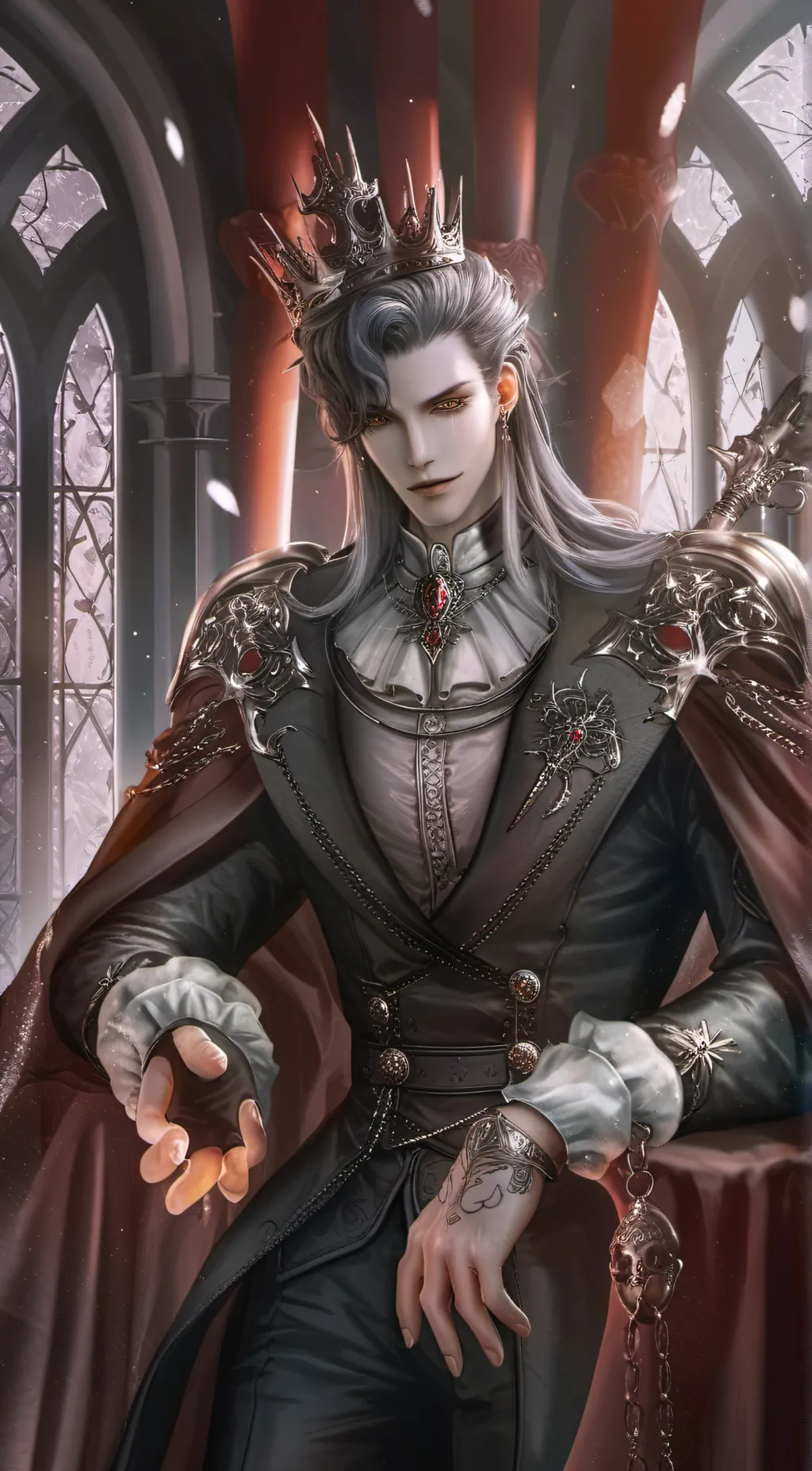 ai character: King Kevin background