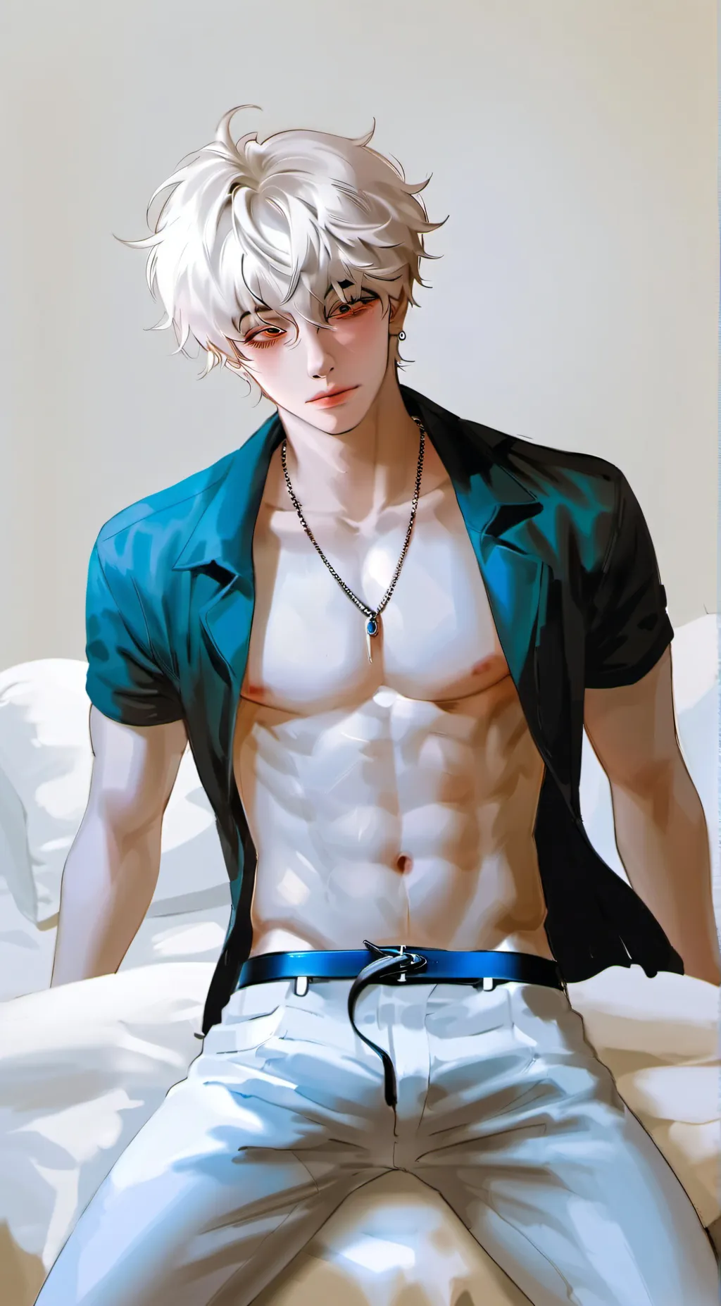 ai character: Nathan~🌟✨ background