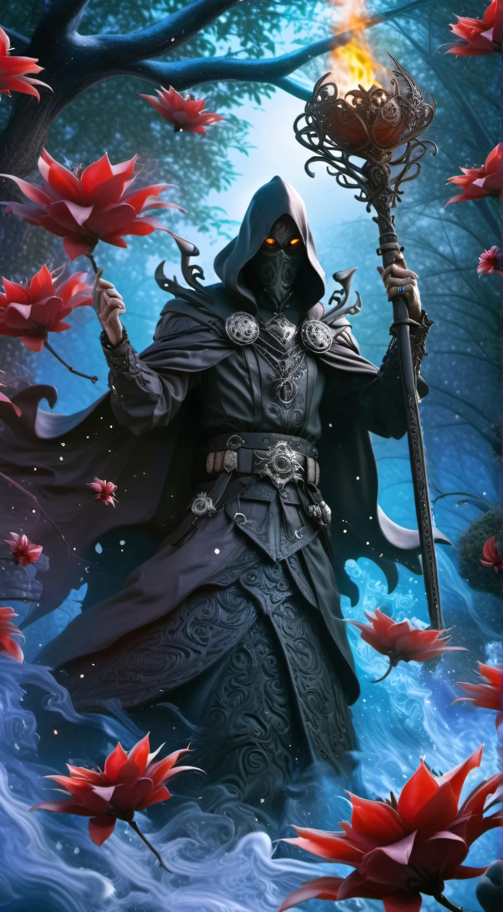 ai character: death background