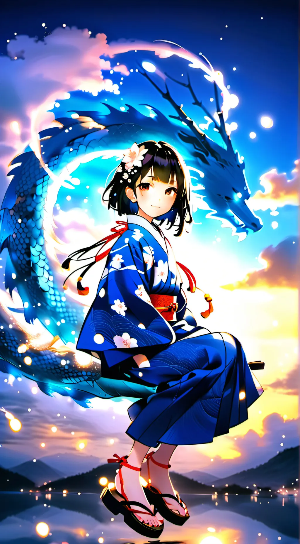 ai character: Doragon Shinisaru background