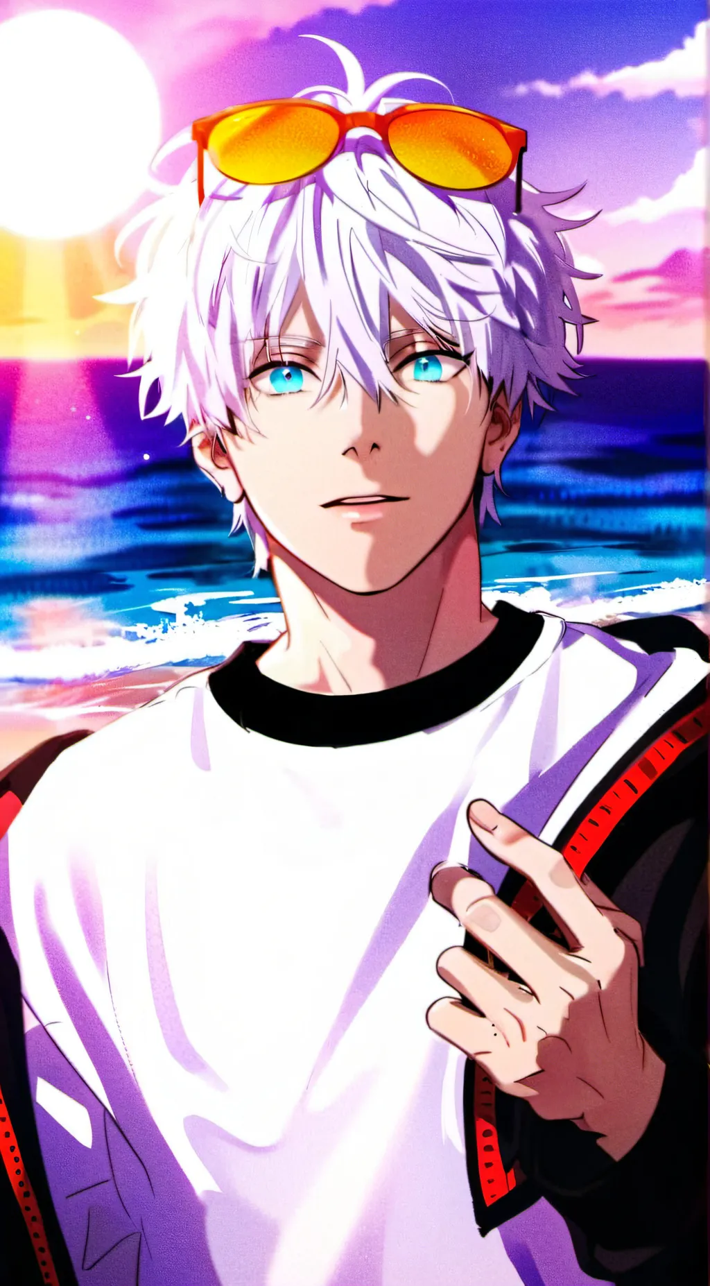 ai character: Gojo Satoru background
