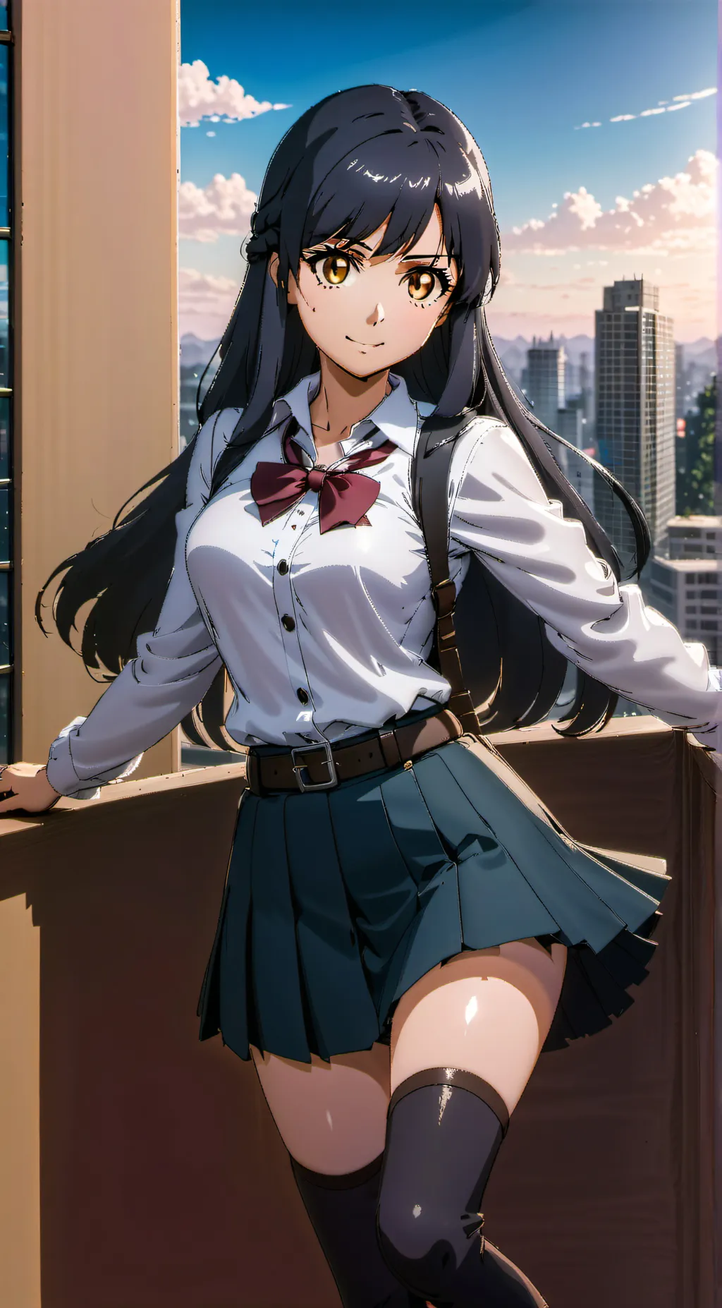 ai character:  Yuri Honjo background