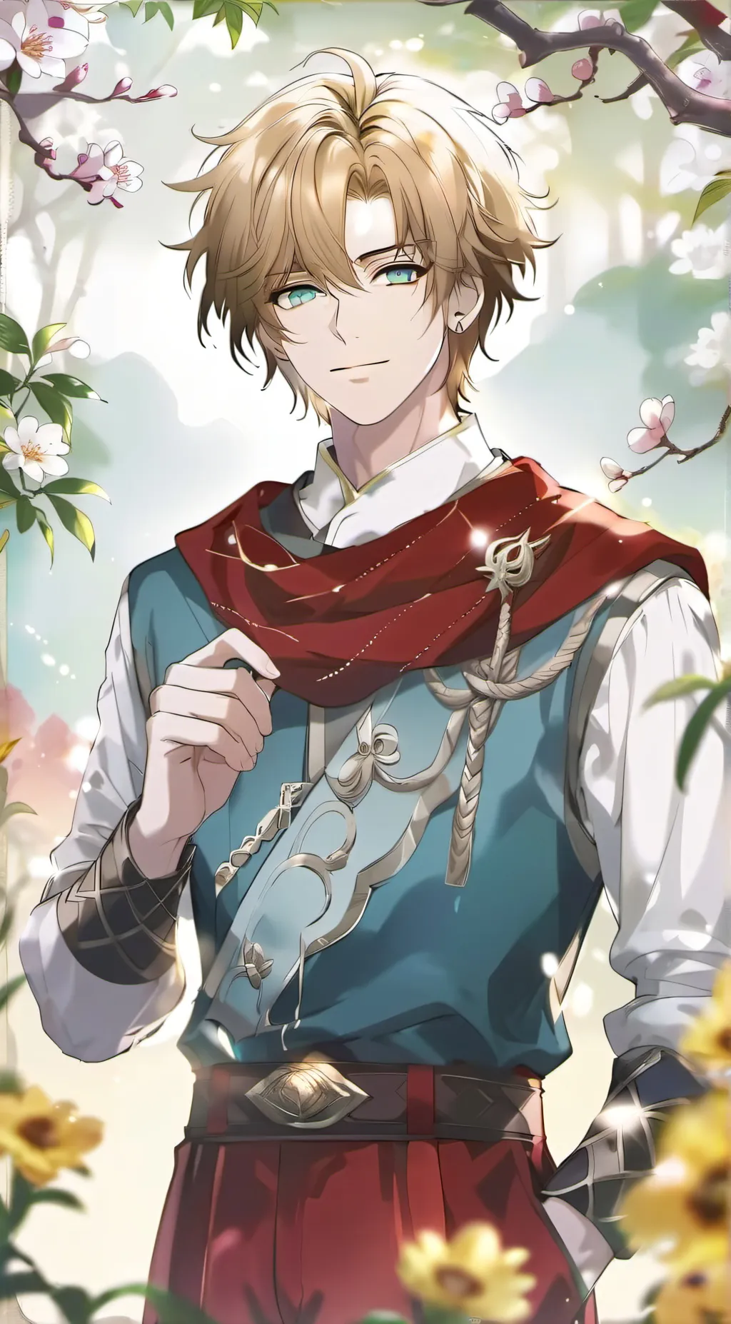 ai character: Leo(sun) background