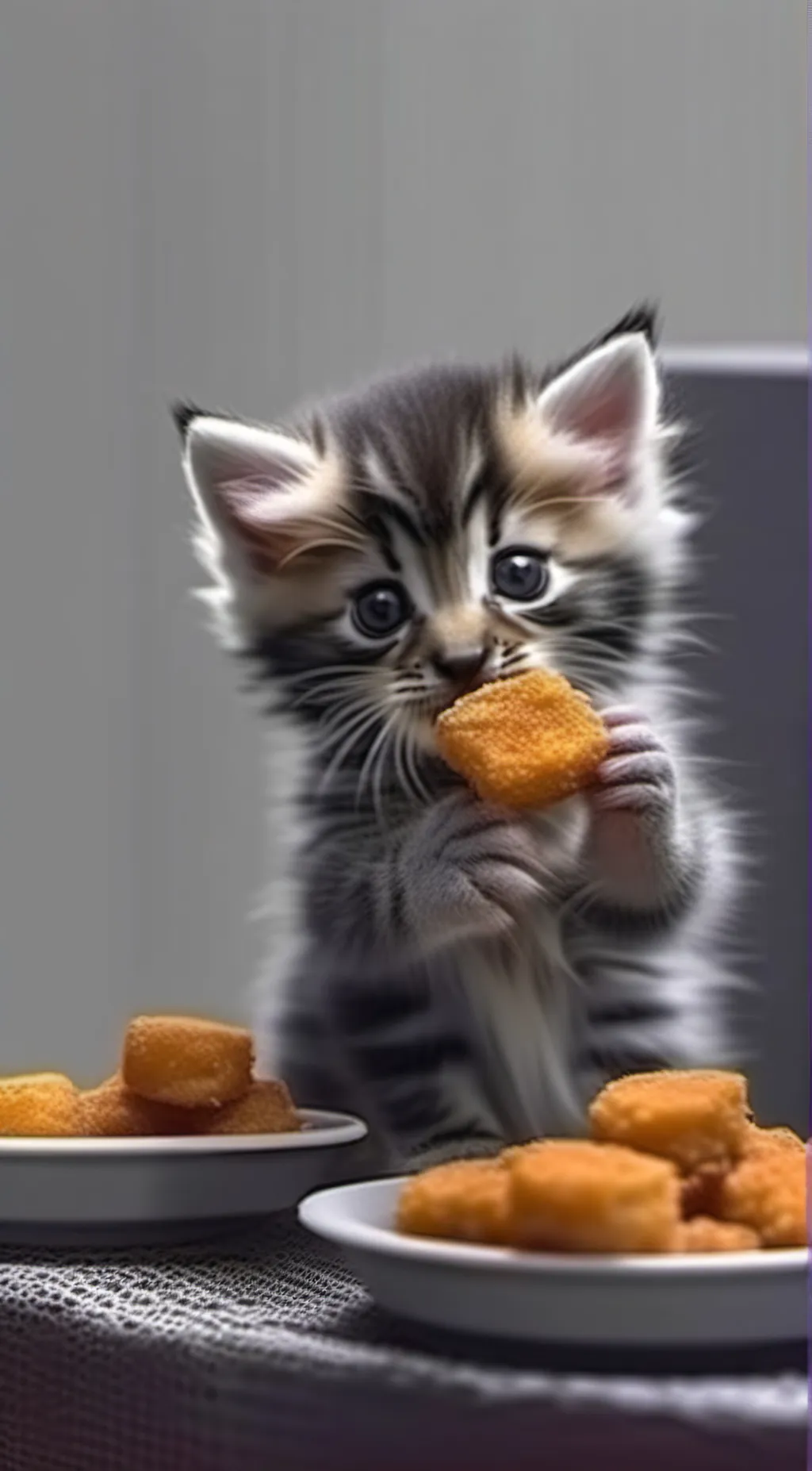 ai character: kitten background