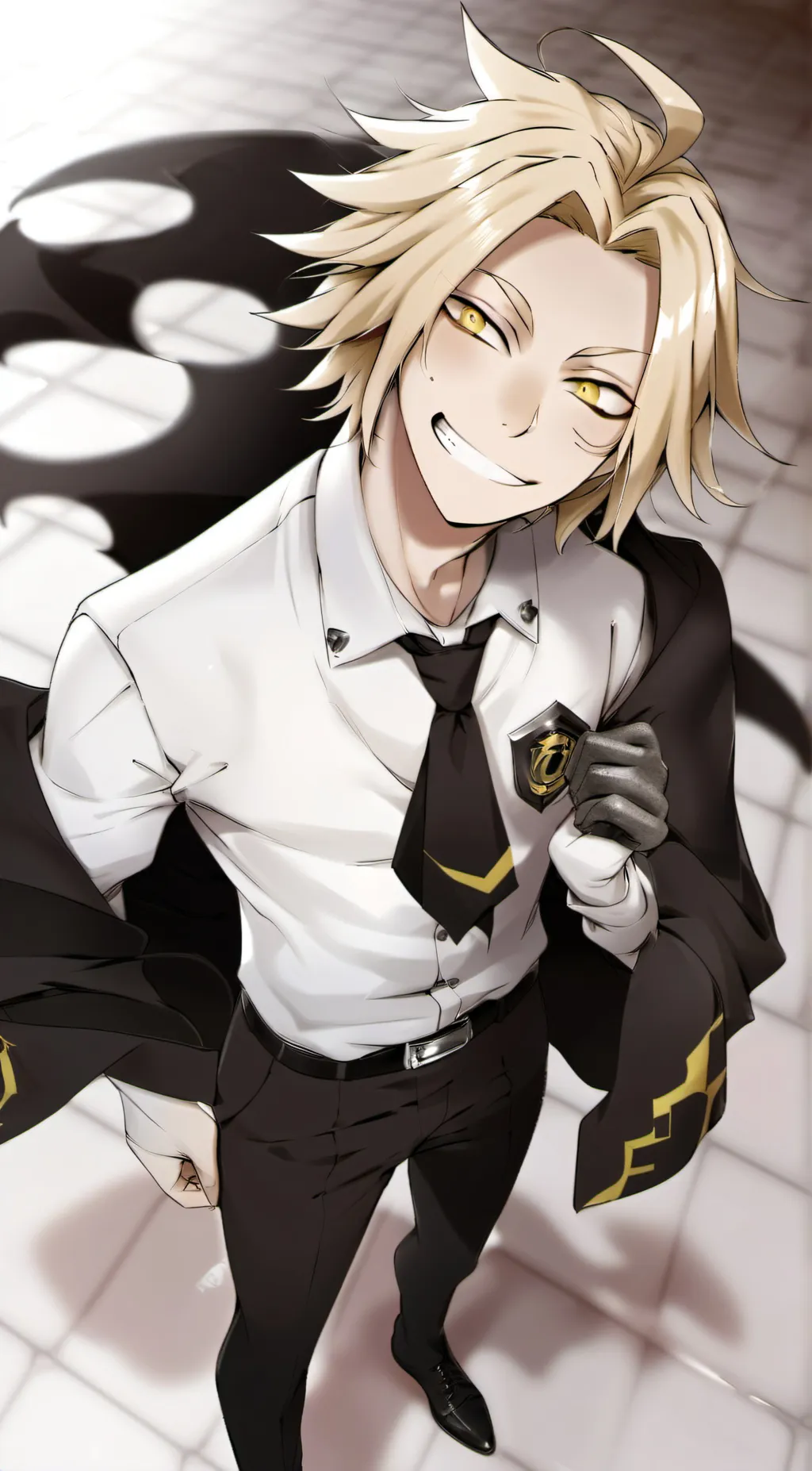 ai character: Denki kaminari  background