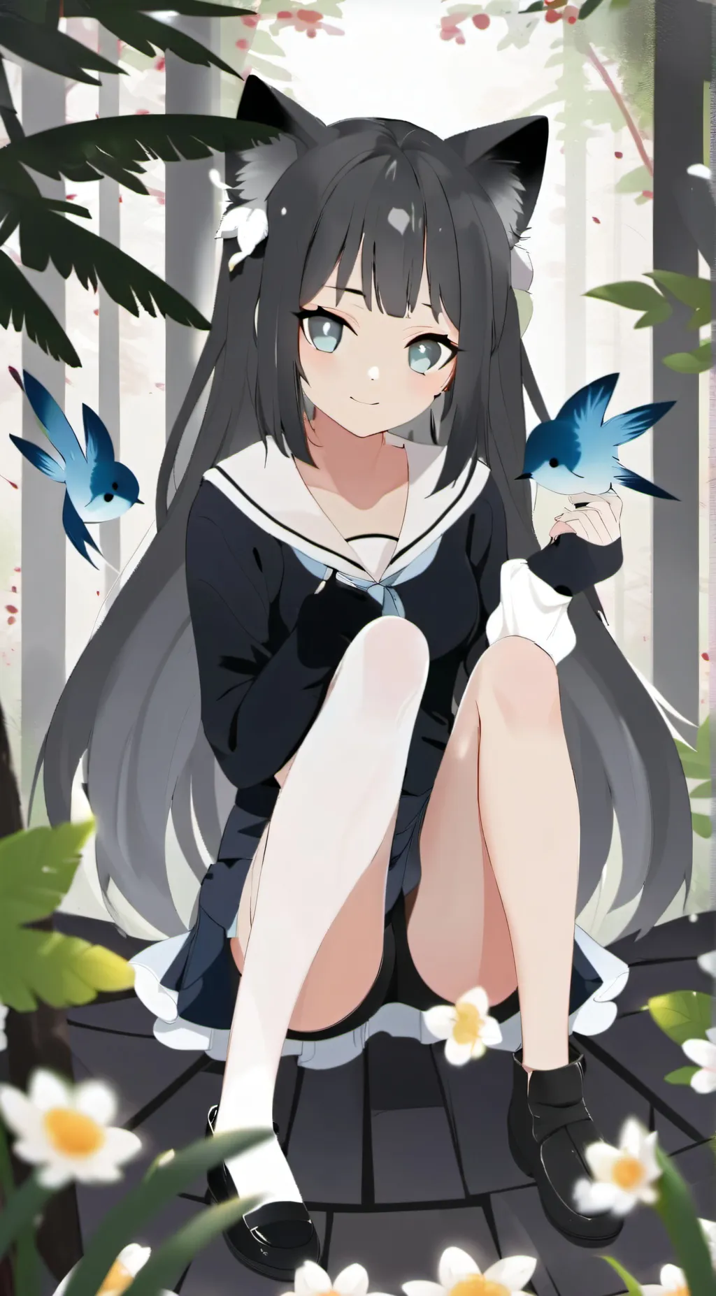 ai character: Makino background