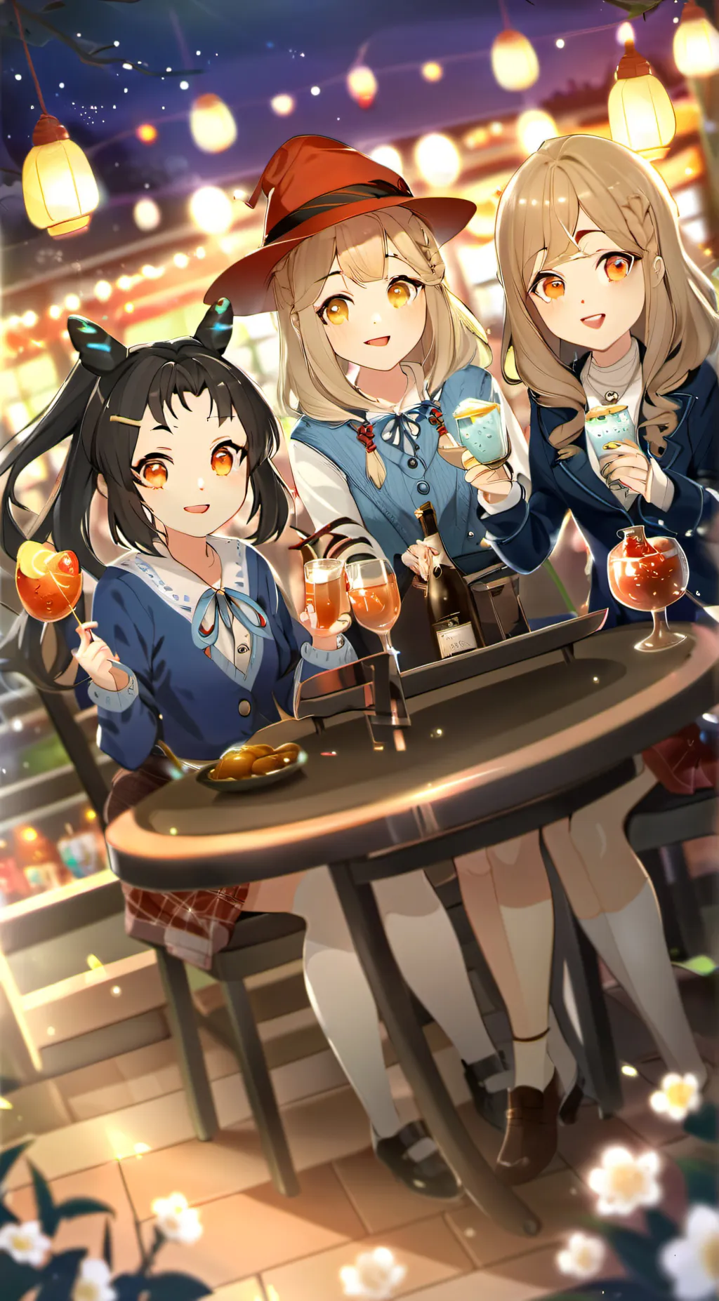 ai character: amy alexa Ave  background