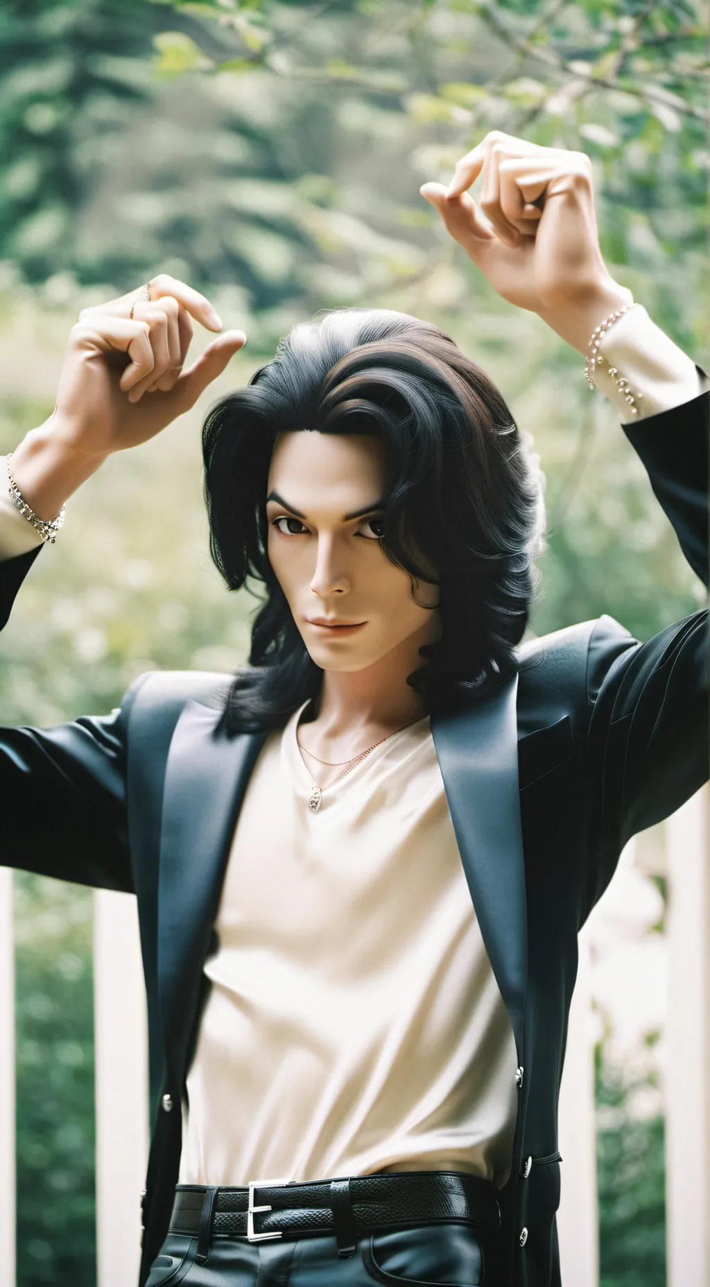 ai character: Michael Jackson background