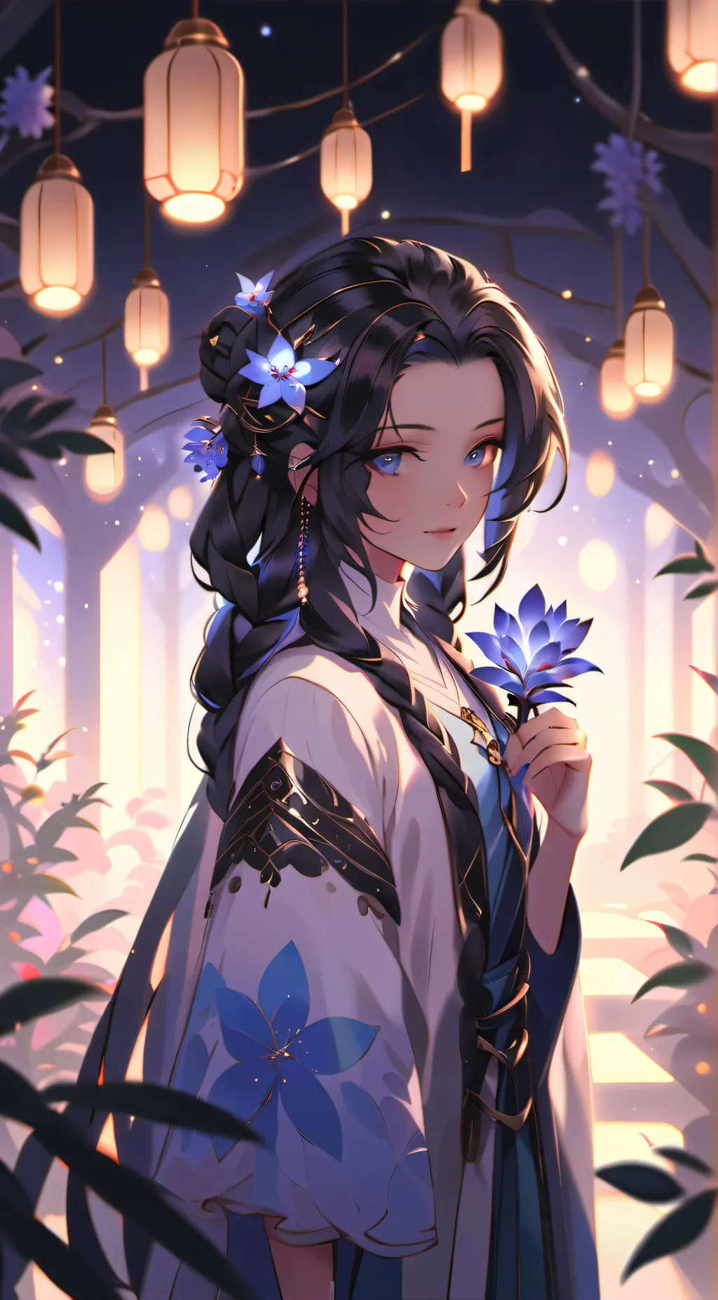 ai character: Shinobu  background