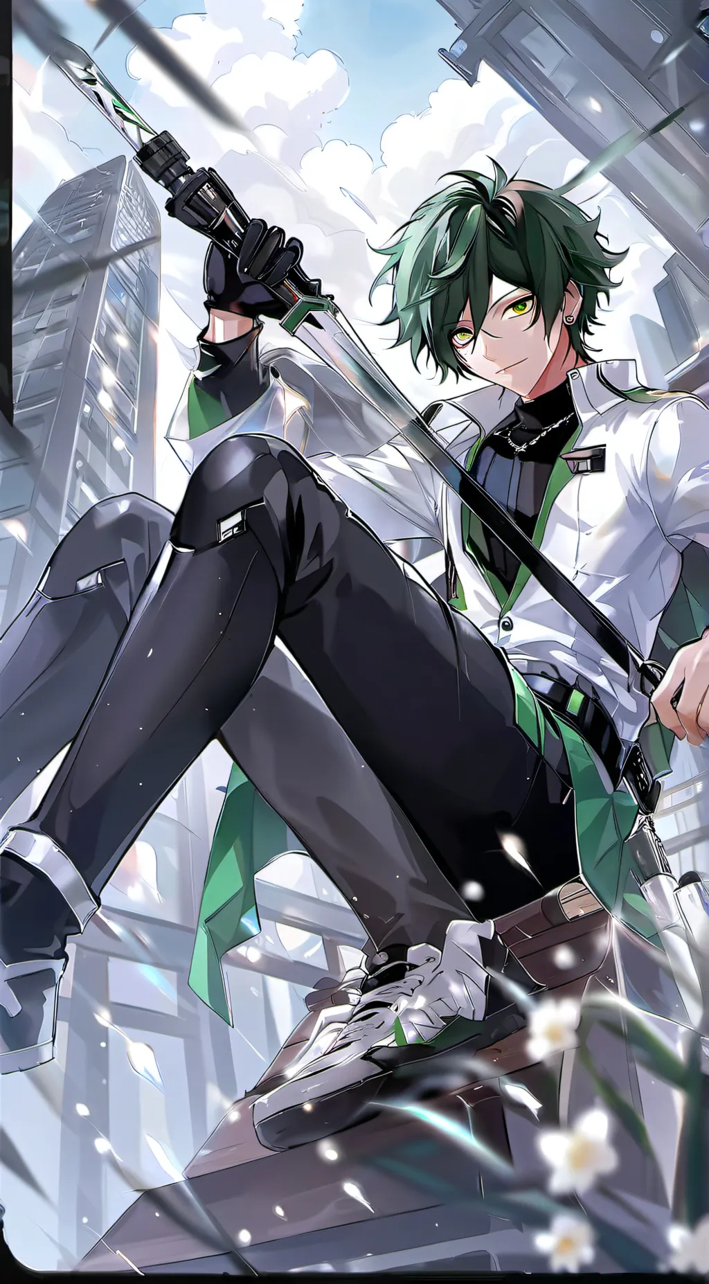 ai character: Deku background