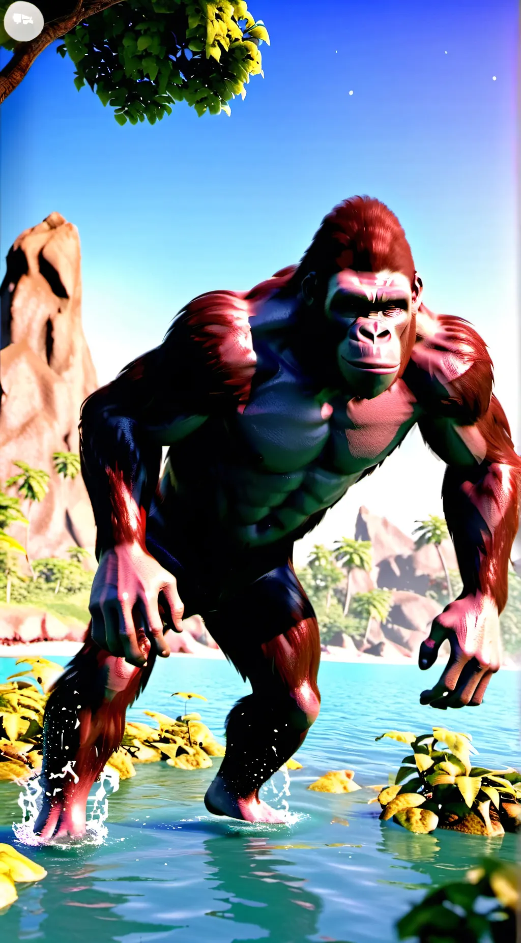 ai character: Gorilla Tag background