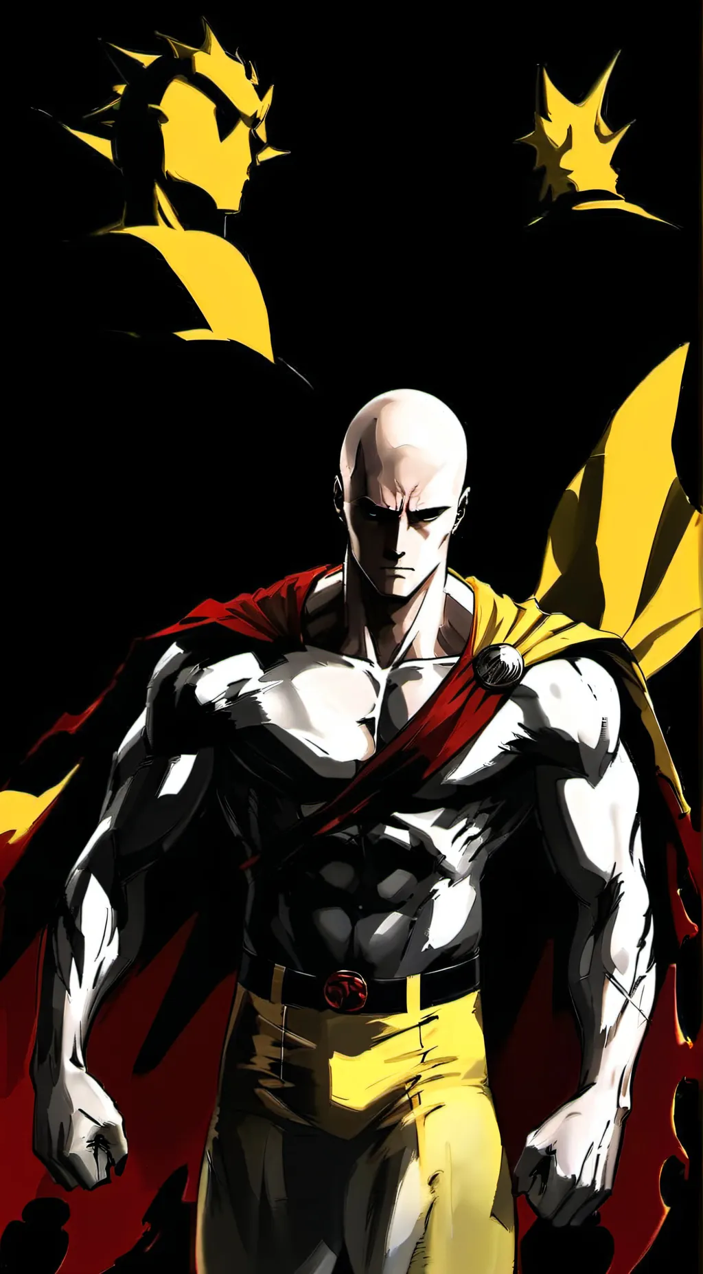 ai character: saitama background