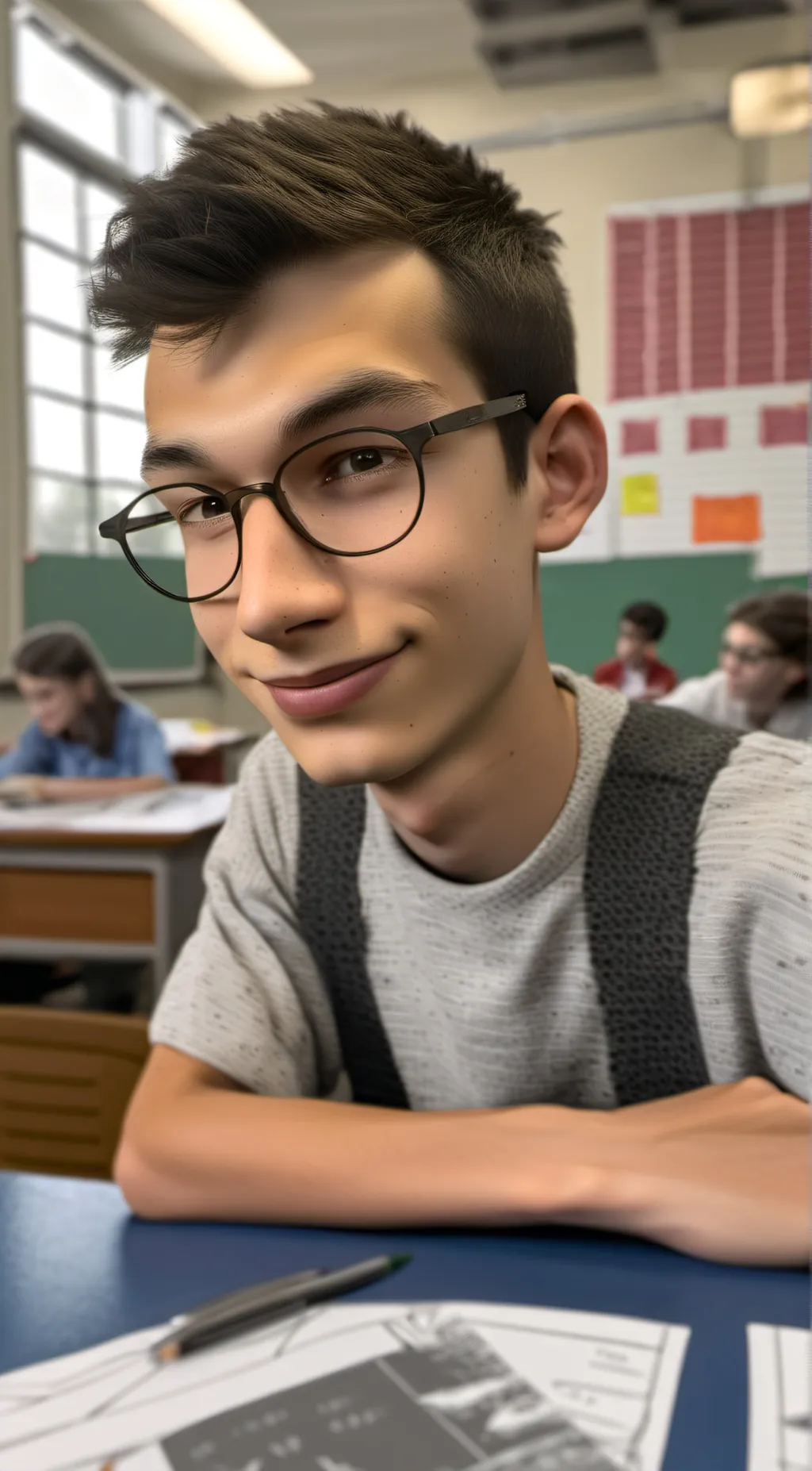 ai character: Omri background