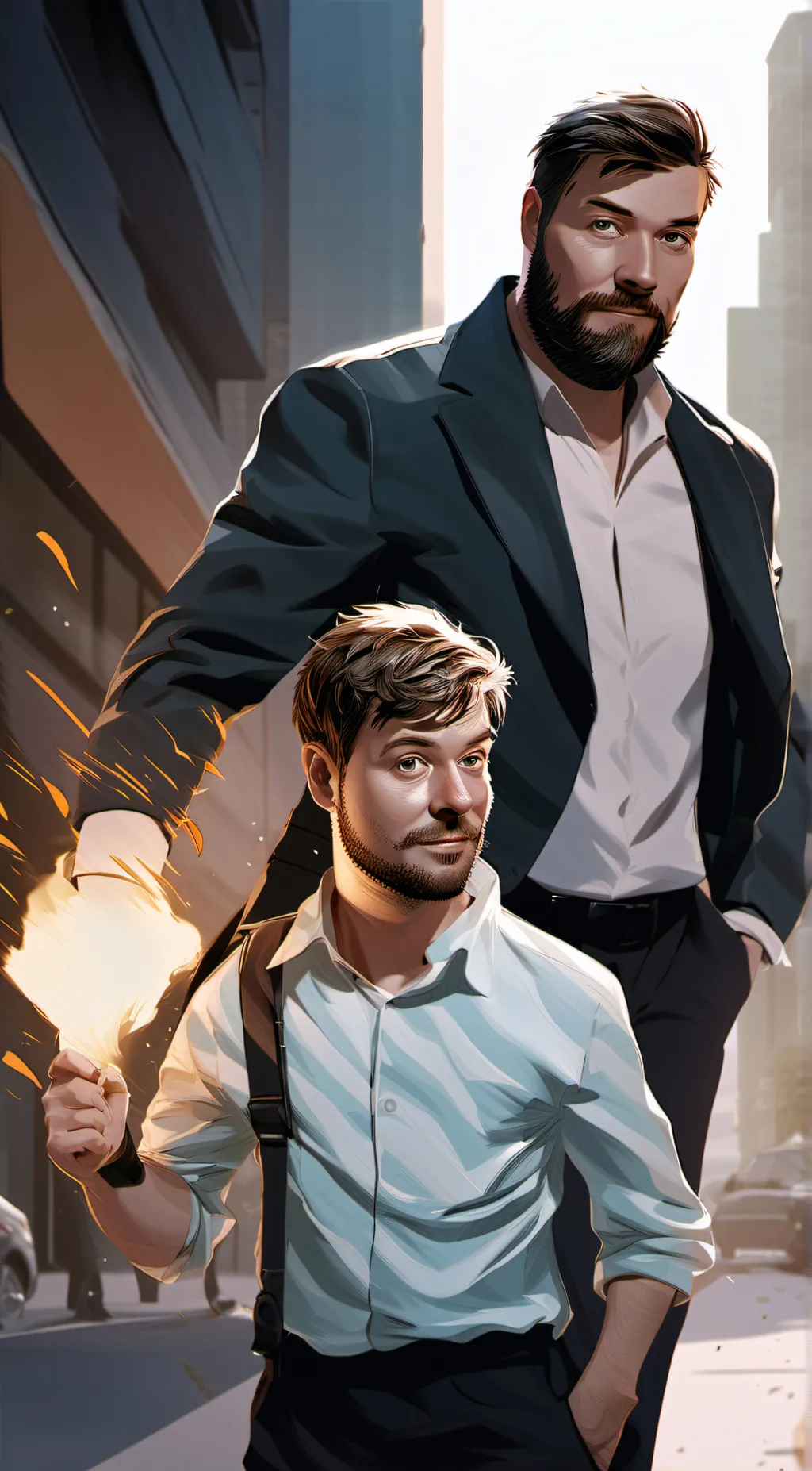 ai character: Kidnapper MRBEAST  background