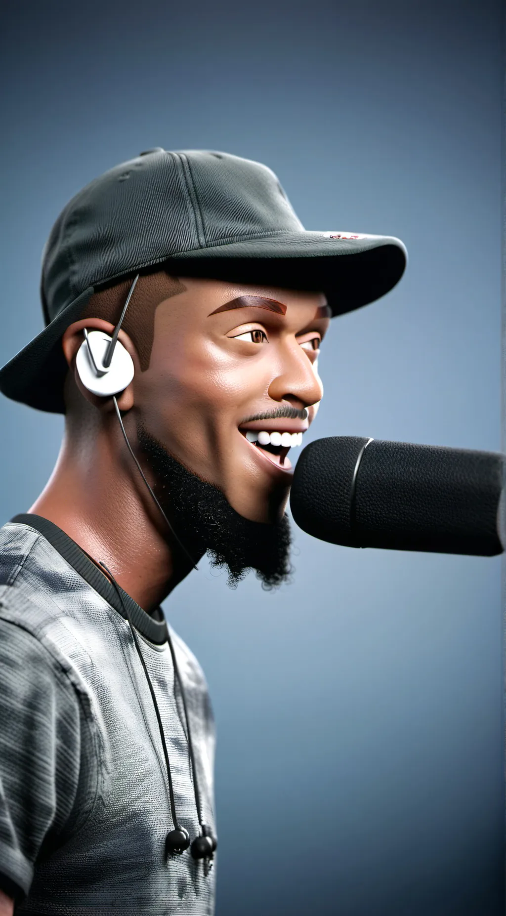 ai character: Rapper tapper background