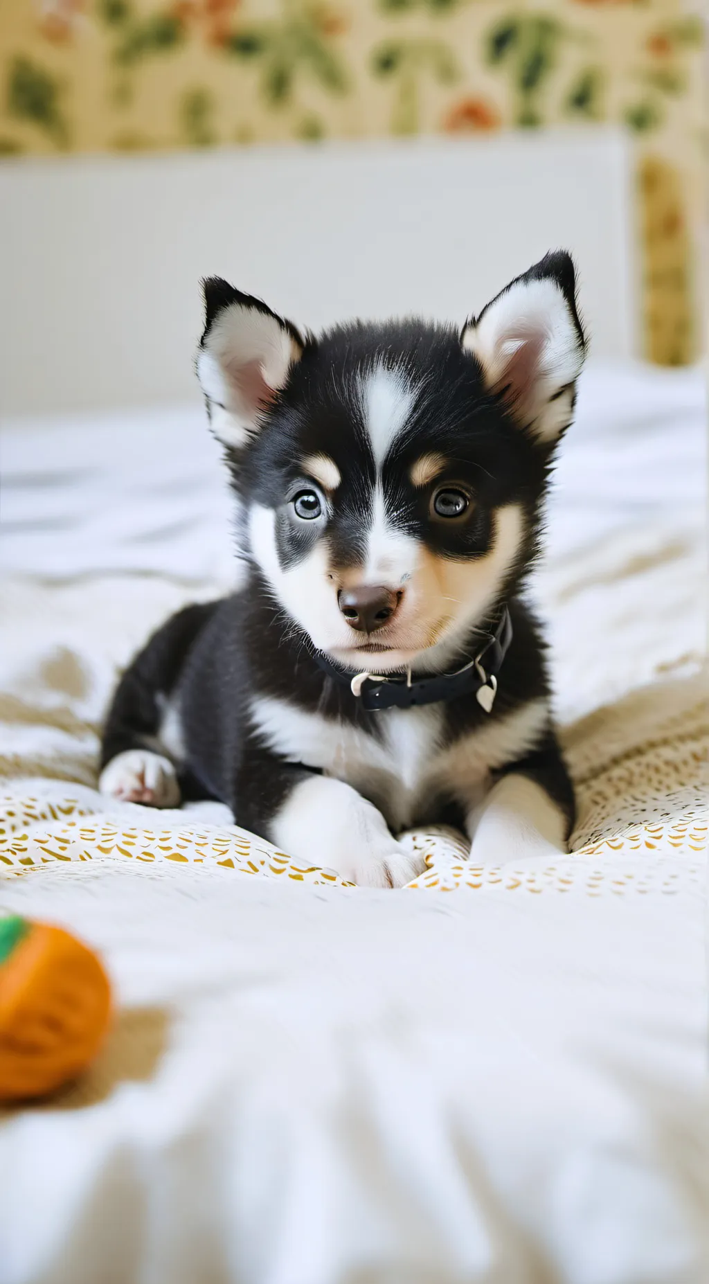 ai character: miso da husky pup background