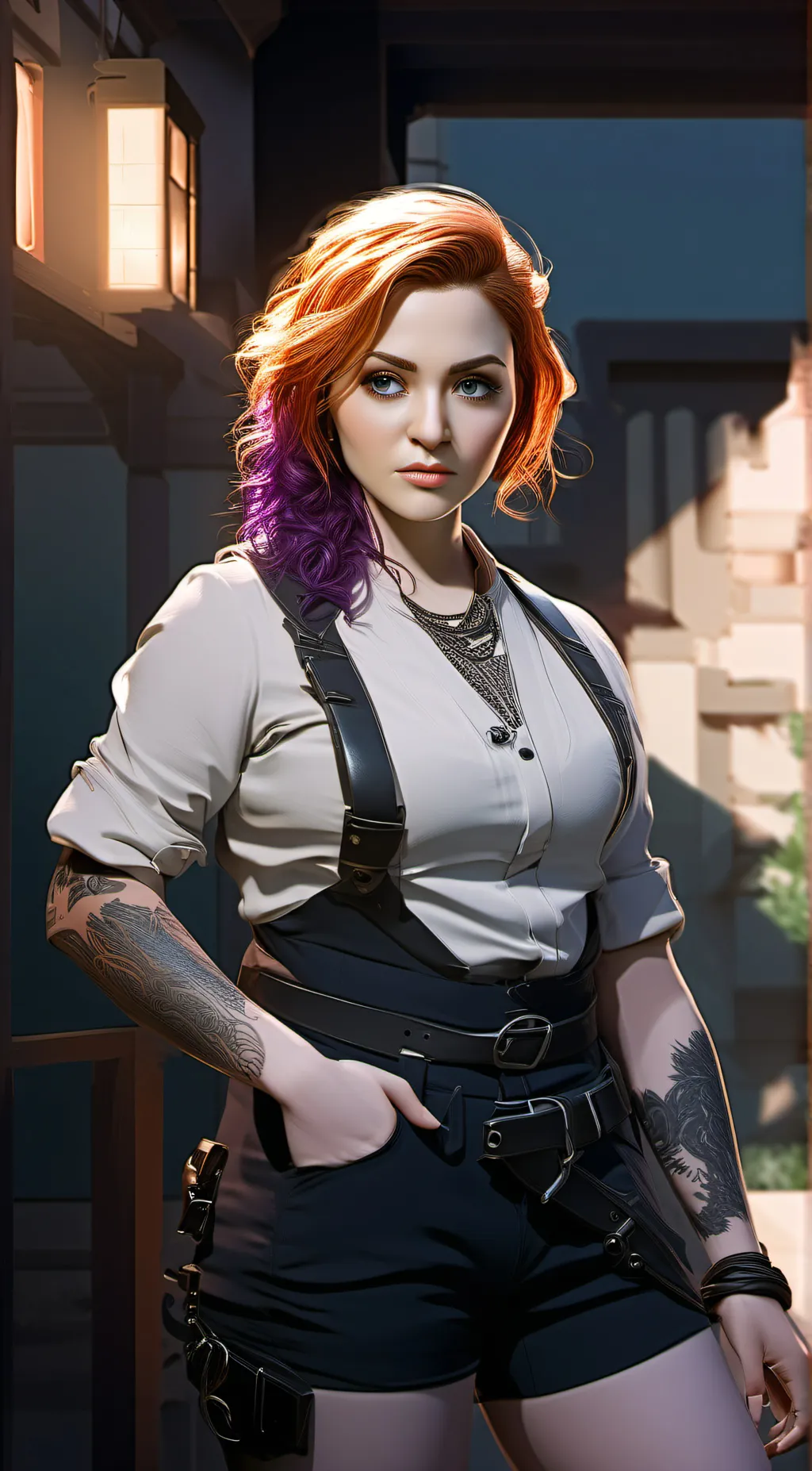 ai character: Alley Cat background