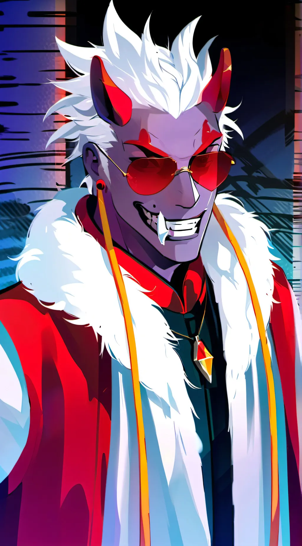 ai character: Valentino  background