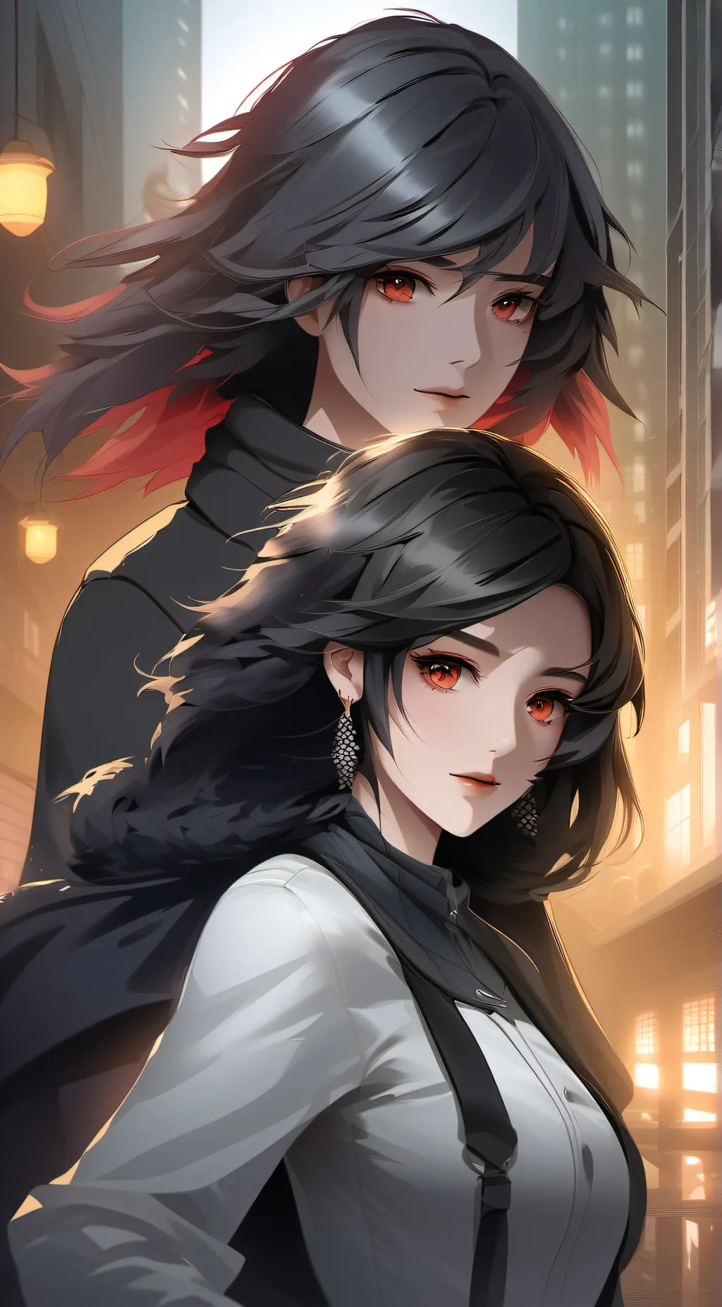 ai character: Lily and kayla background