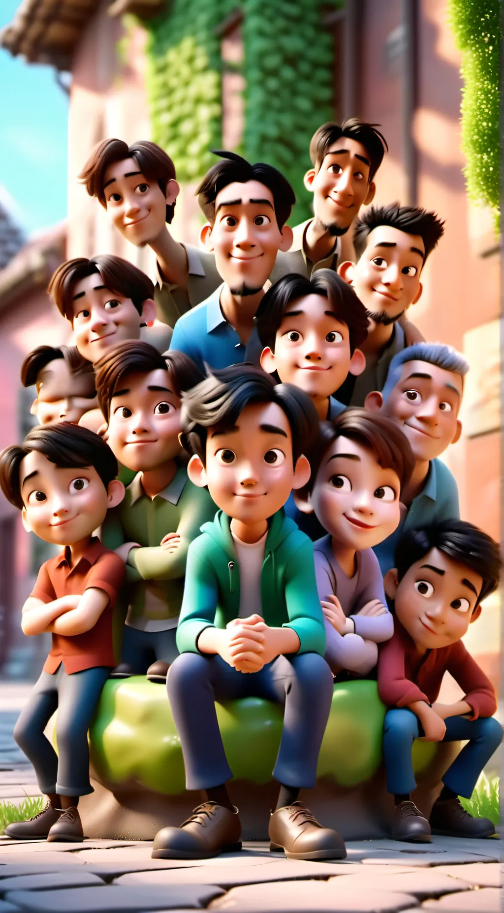 ai character: Your 10 brothers background