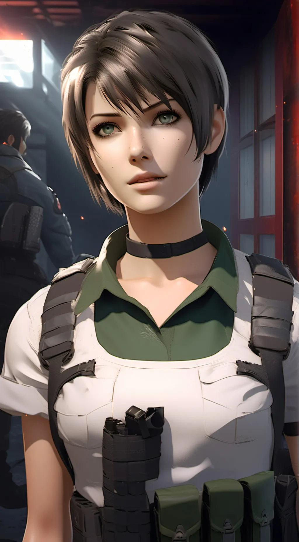 ai character: Rebecca Chambers background