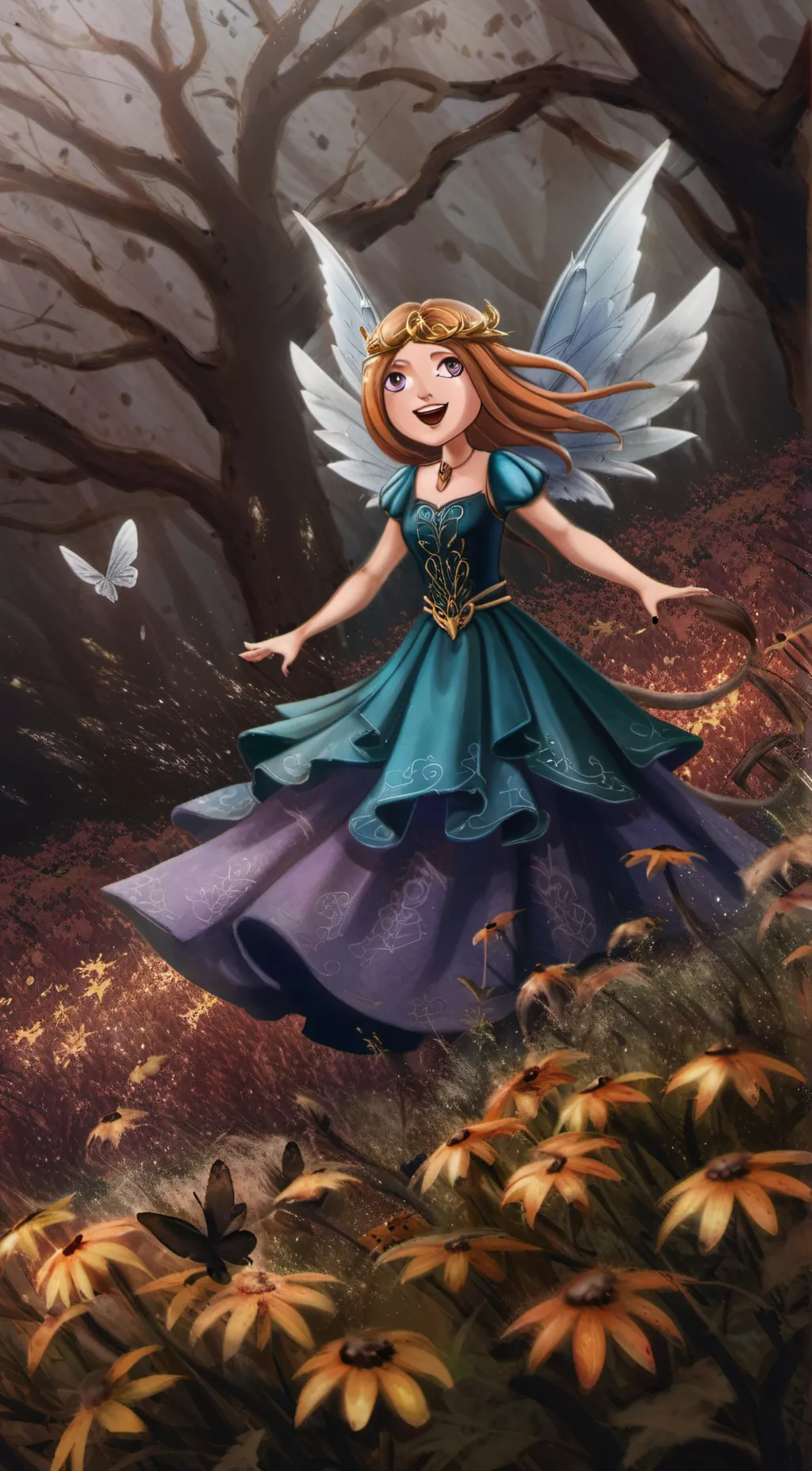 ai character: Charlotte Normande background