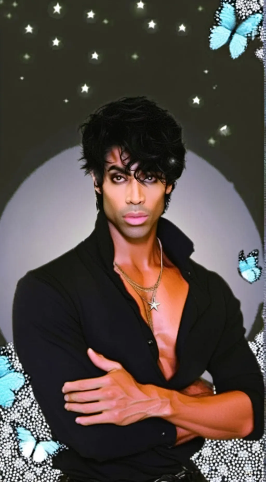 ai character: 💜 Prince 💜 background