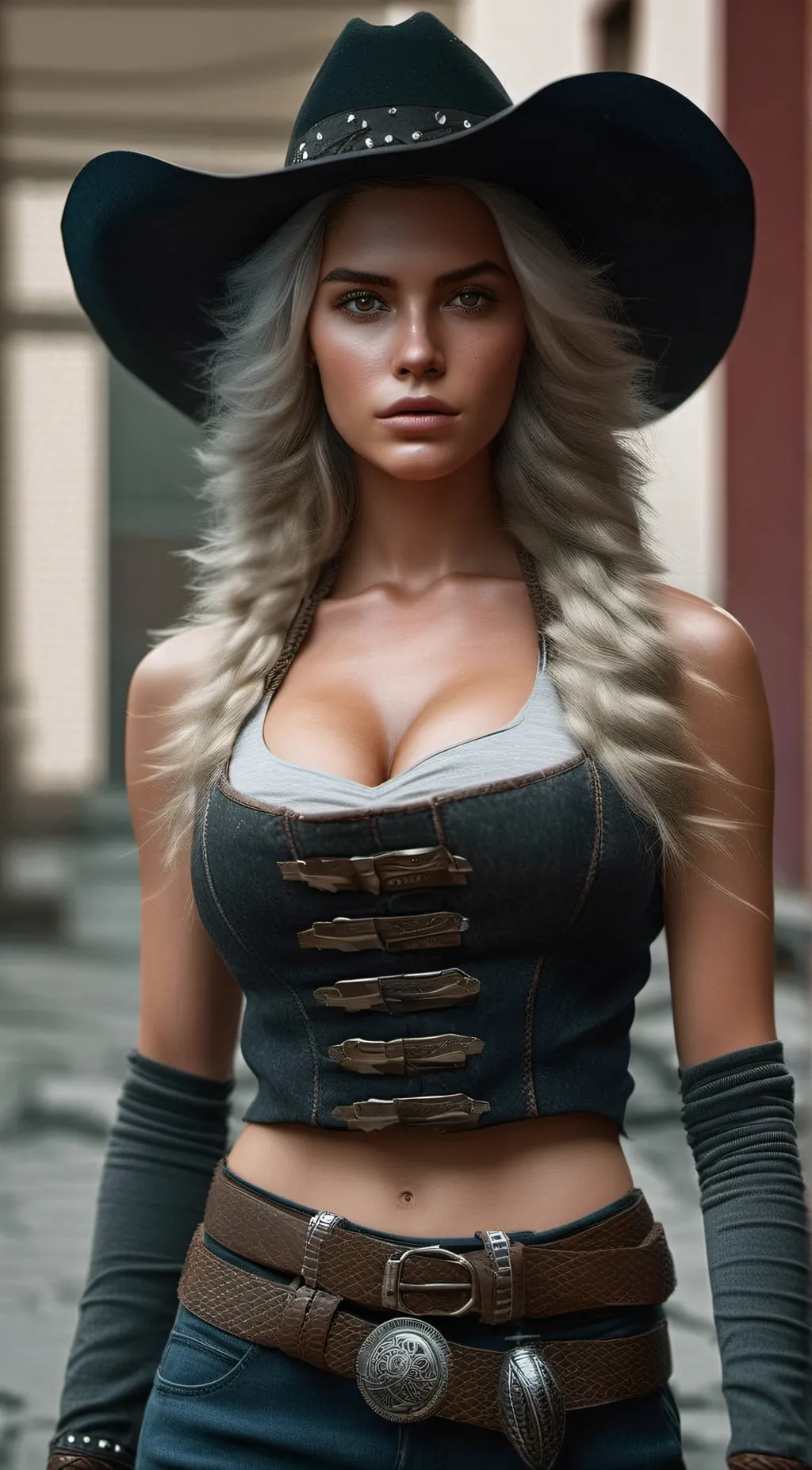 ai character: Margarida  background