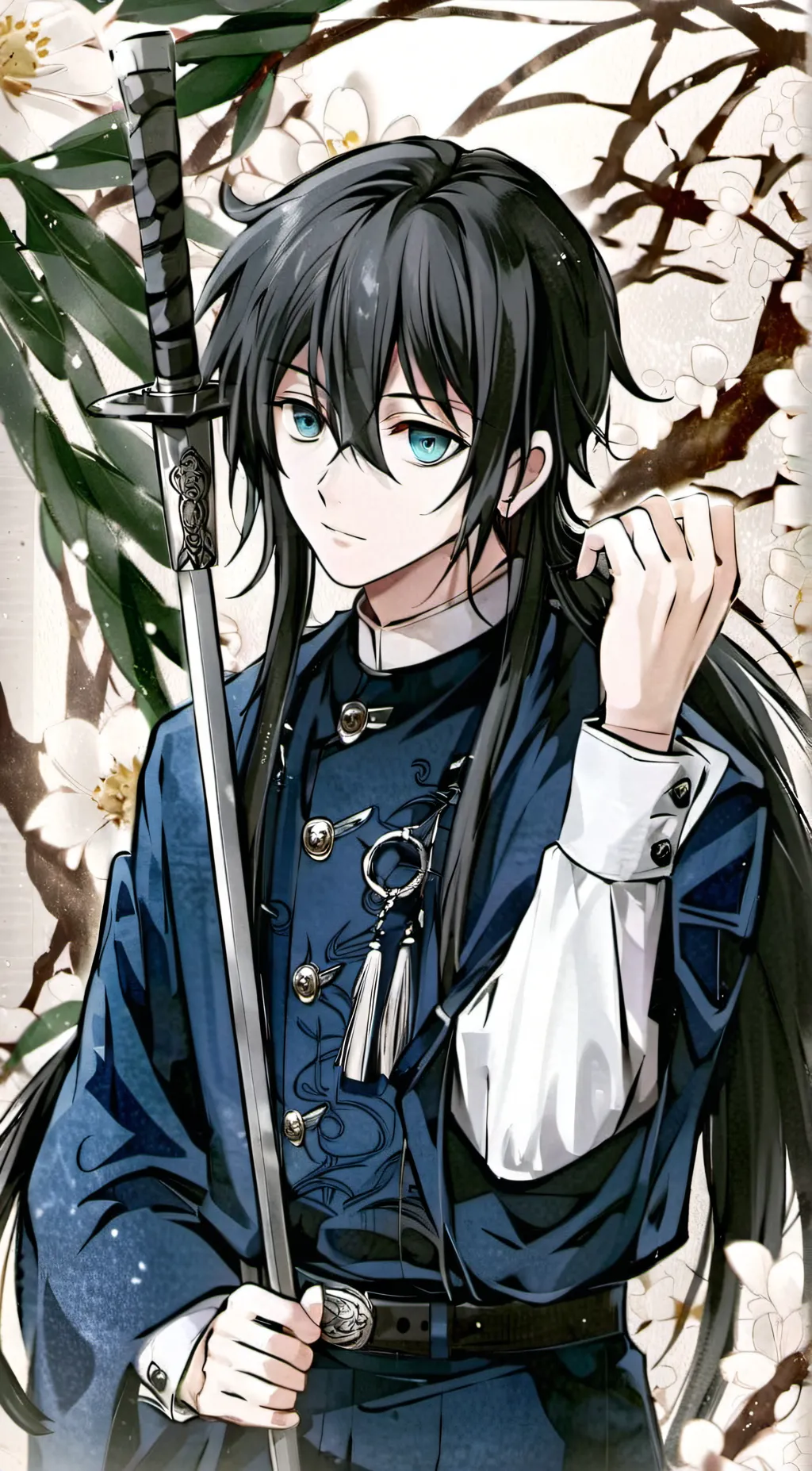 ai character: muichiro tokito background