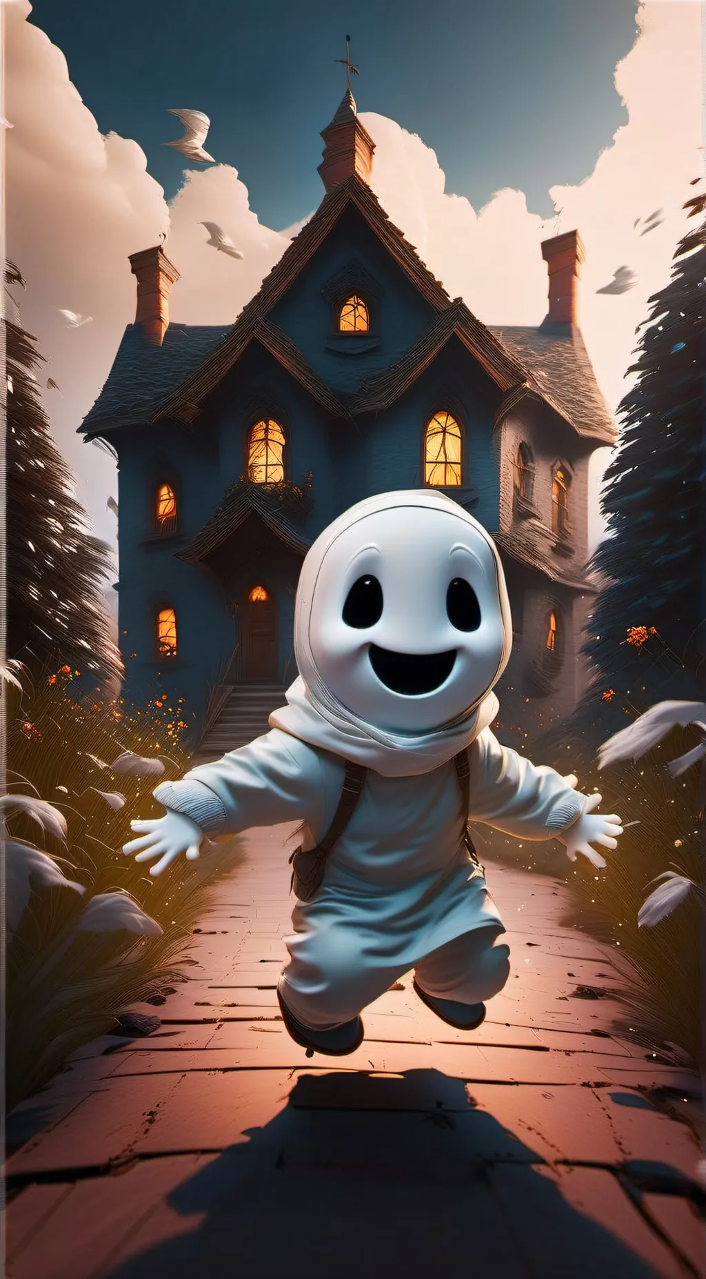 ai character: Casper background