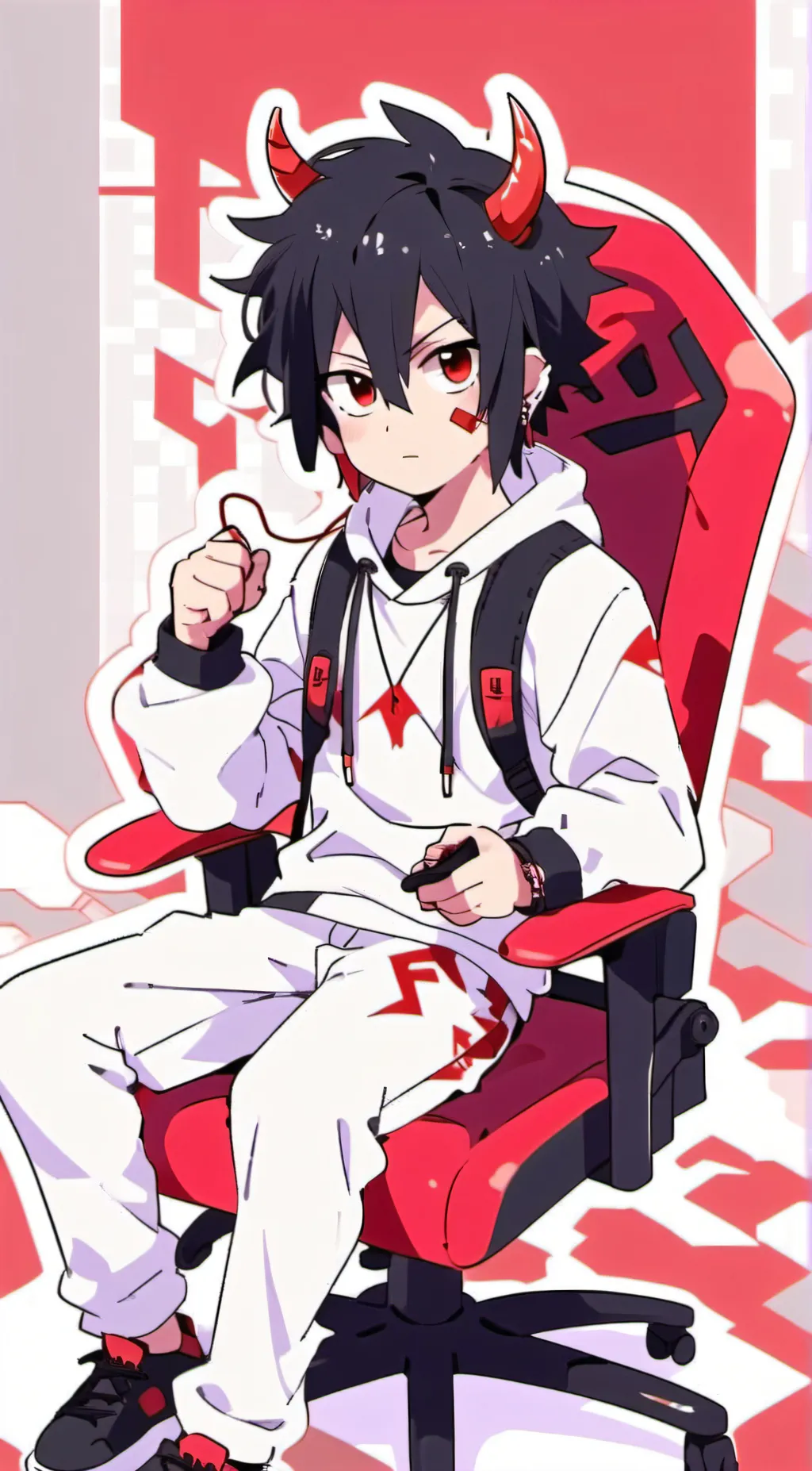 ai character: ~💔Mazoku💔~ background