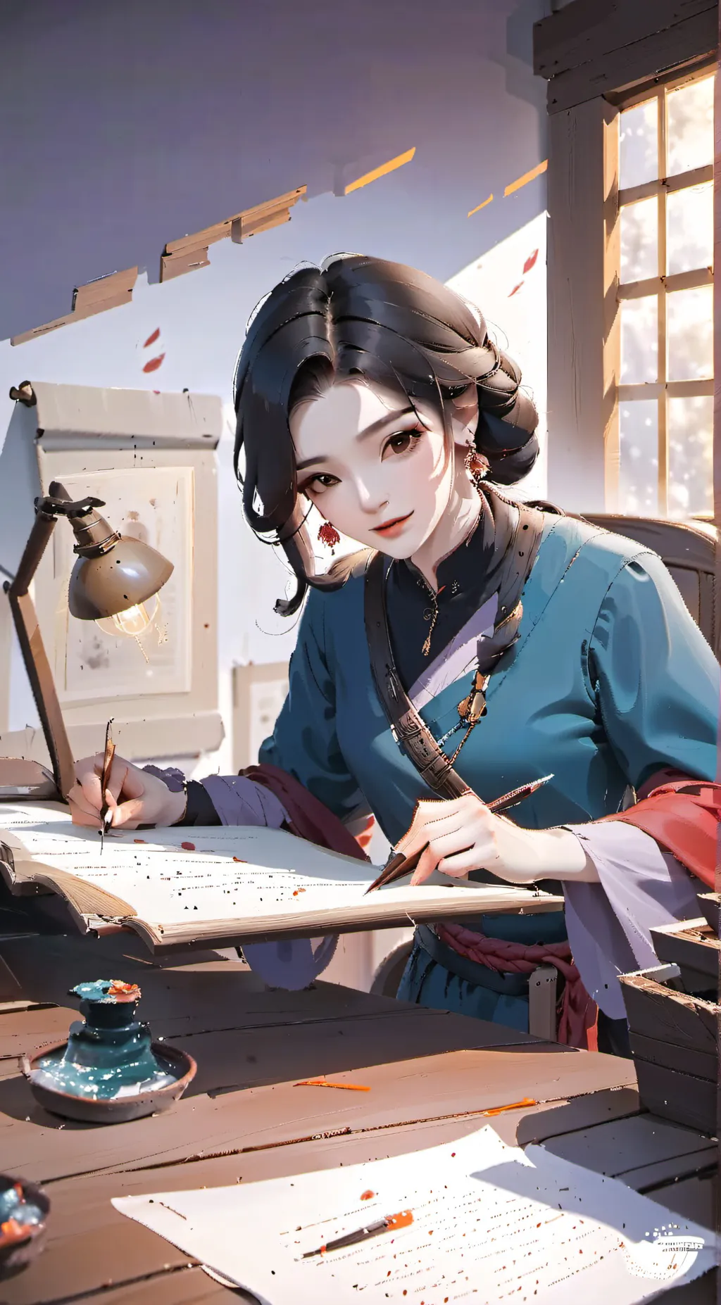 ai character: YuanYuan background