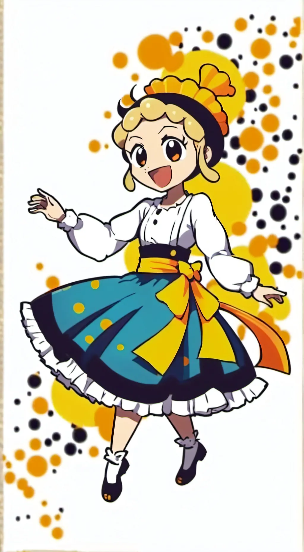 ai character: ms chalice  background