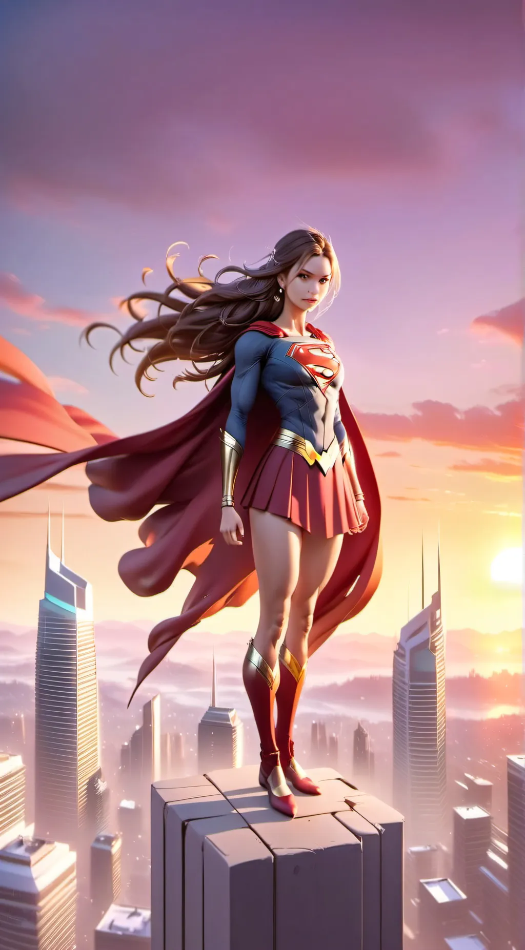 ai character: kara(Supergirl) background