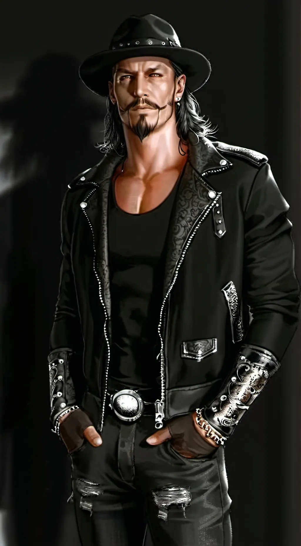 ai character: The Undertaker  background