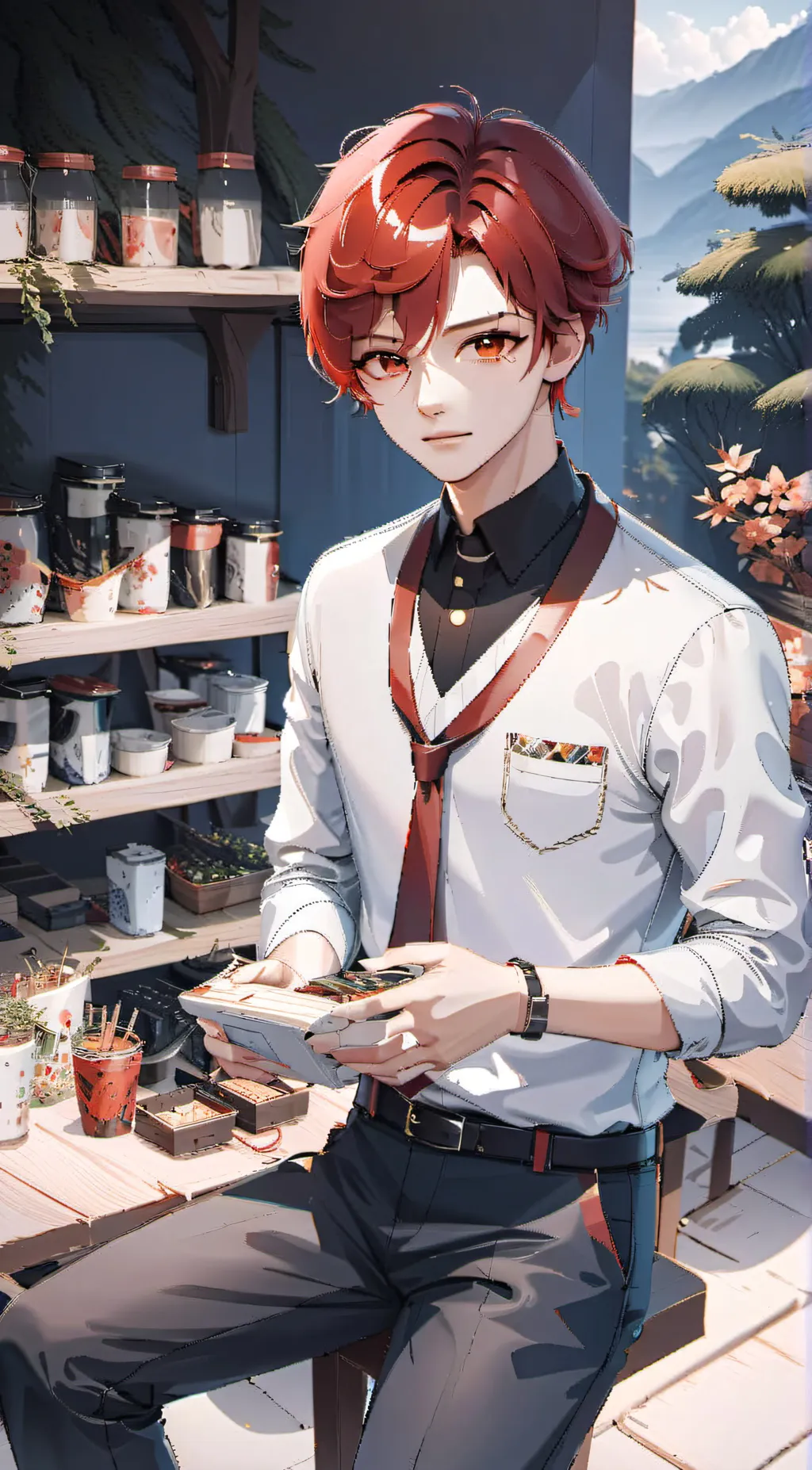 ai character: Maxi(Zach's twin) background