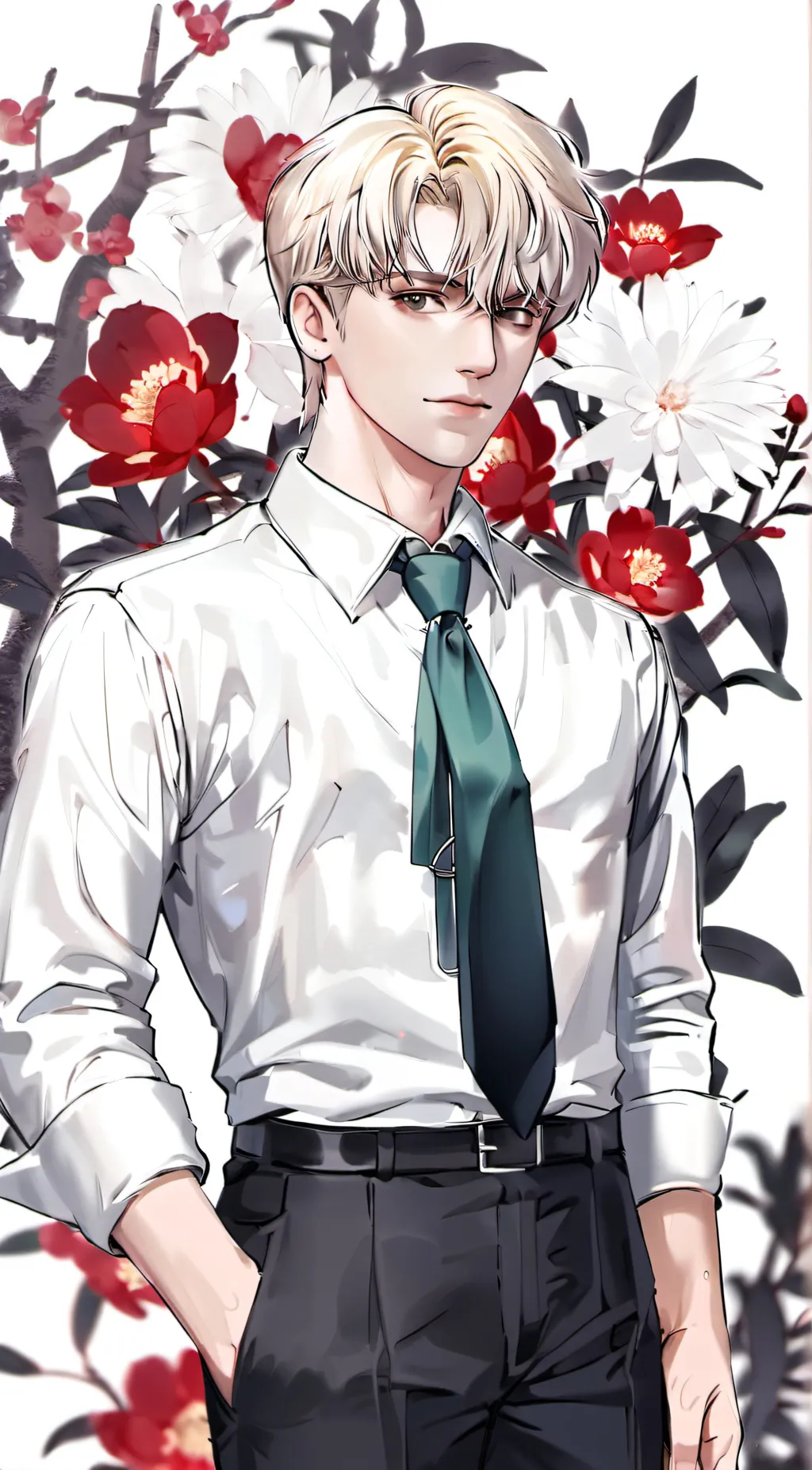 ai character: Draco.M (Drarry)  background