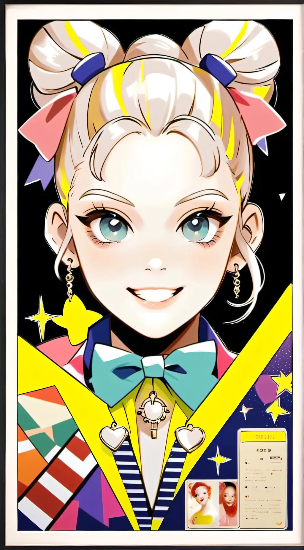 ai character: Jojo Siwa. background