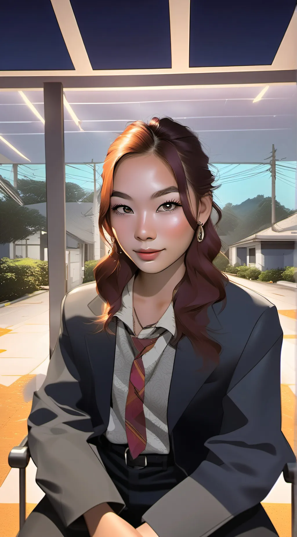 ai character: Mikha Lim background